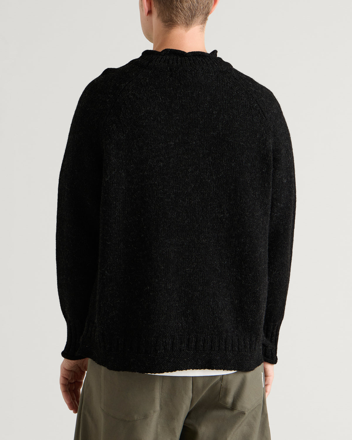 PITTARI Seti Heritage Lambswool Roll Collar Jumper