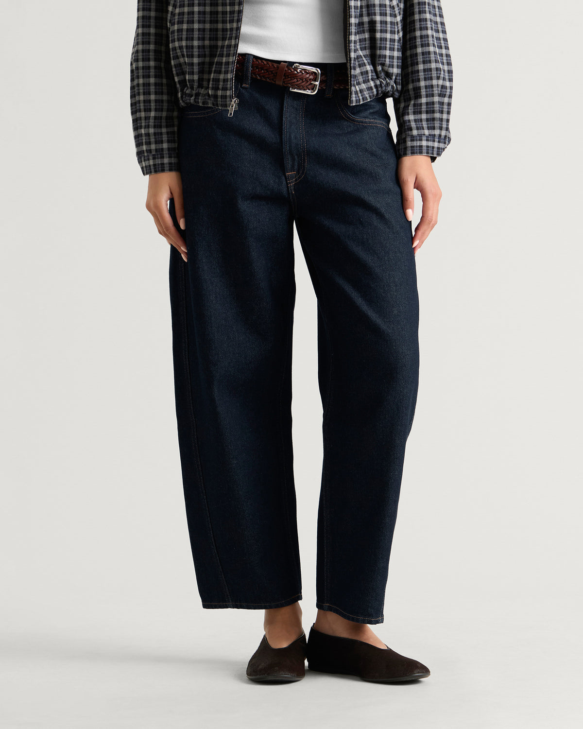 Good American Vintage Barrel Ankle Jeans