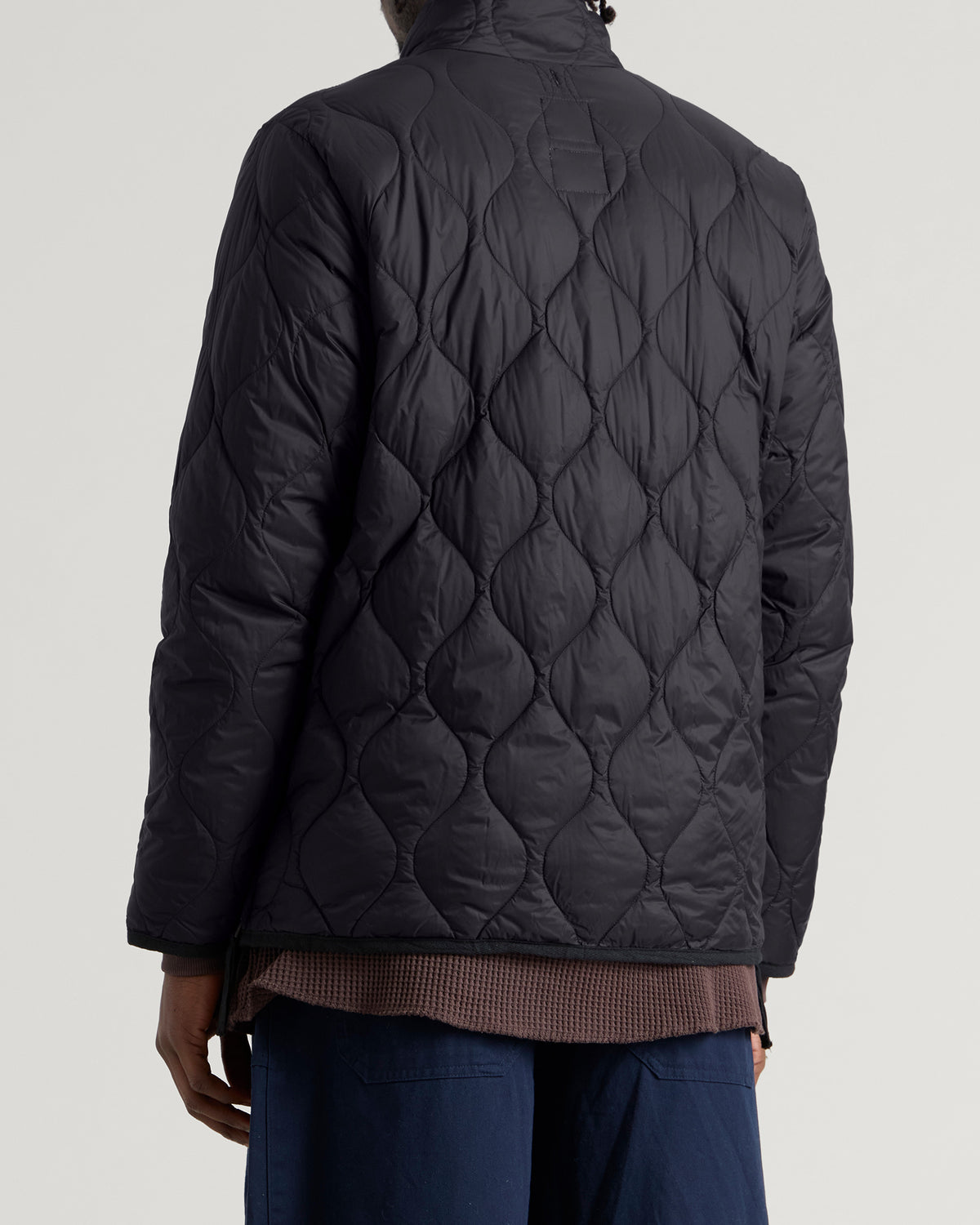 Taion Military Hi-Neck Zip Softshell Down Jacket