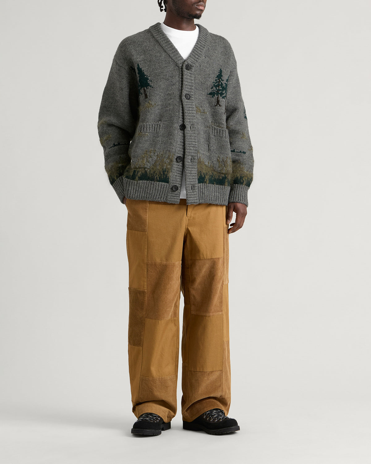 Junya Watanabe MAN Wool Intarsia Cardigan