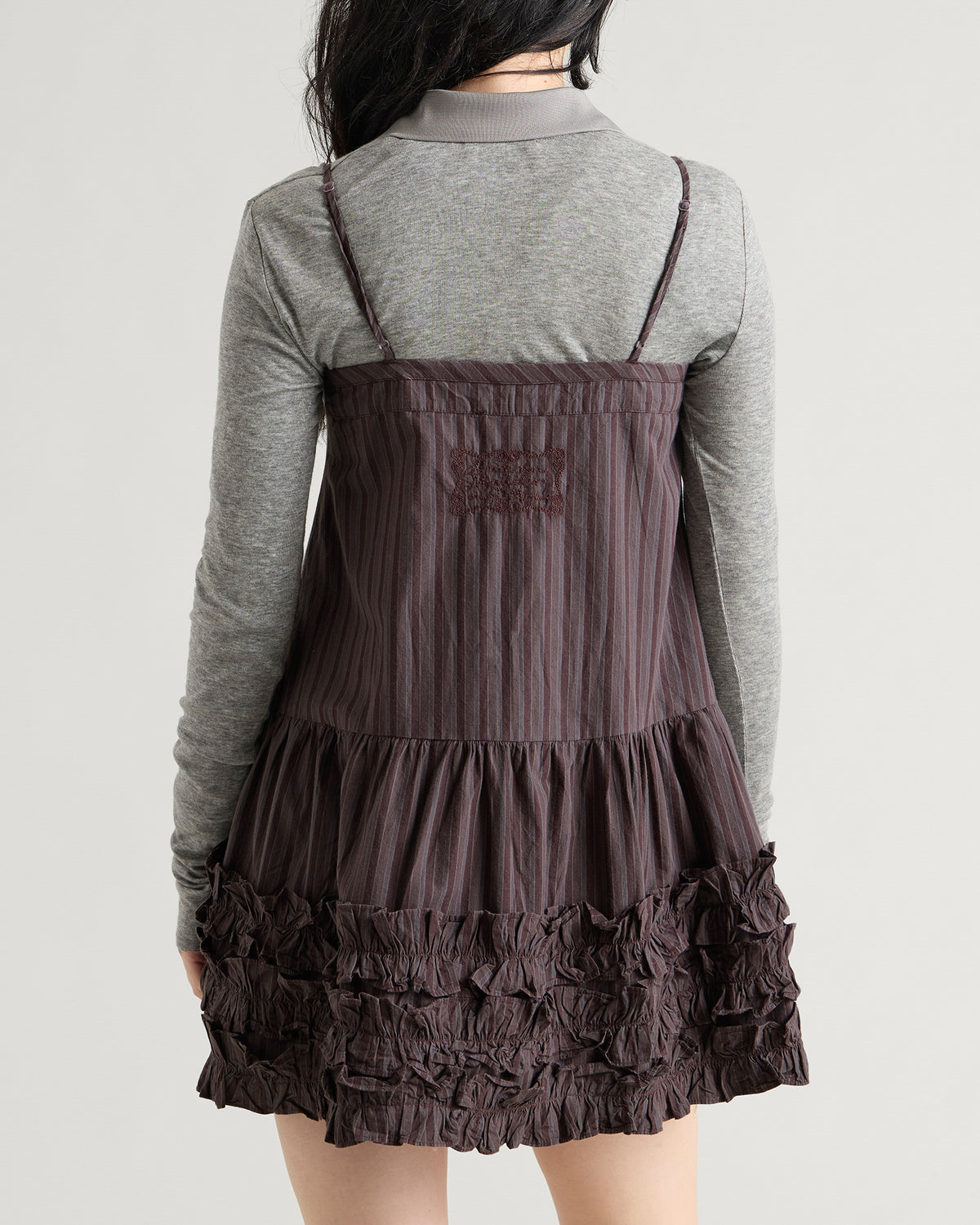 Damson Madder Rio Mini Ruffle Dress
