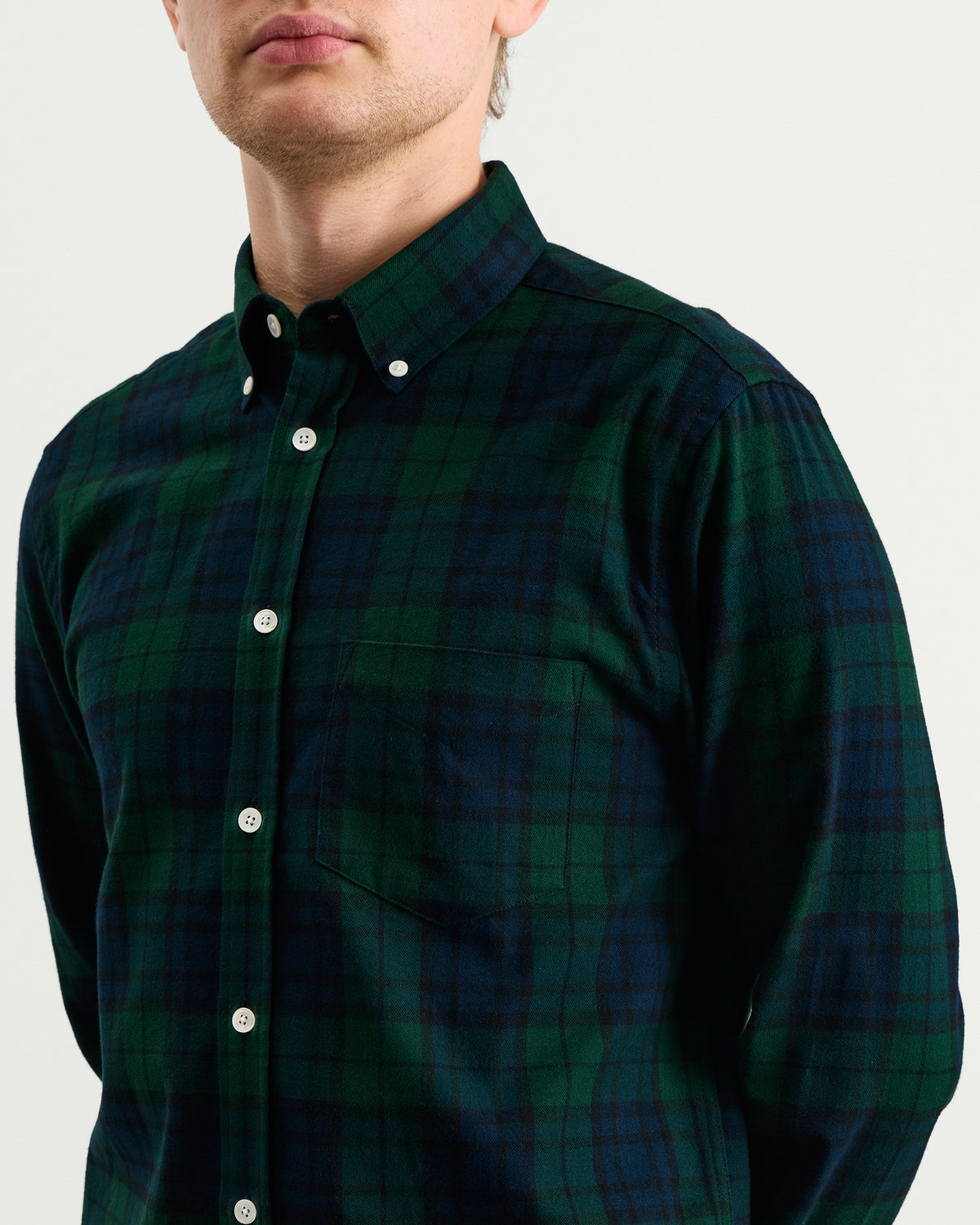Portuguese Flannel Bonfim Blackwatch Check Shirt