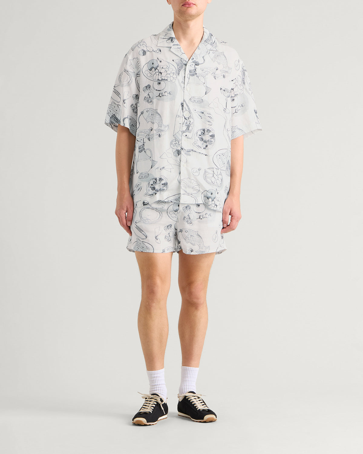 Jacquemus Printed Boxer Style Shorts