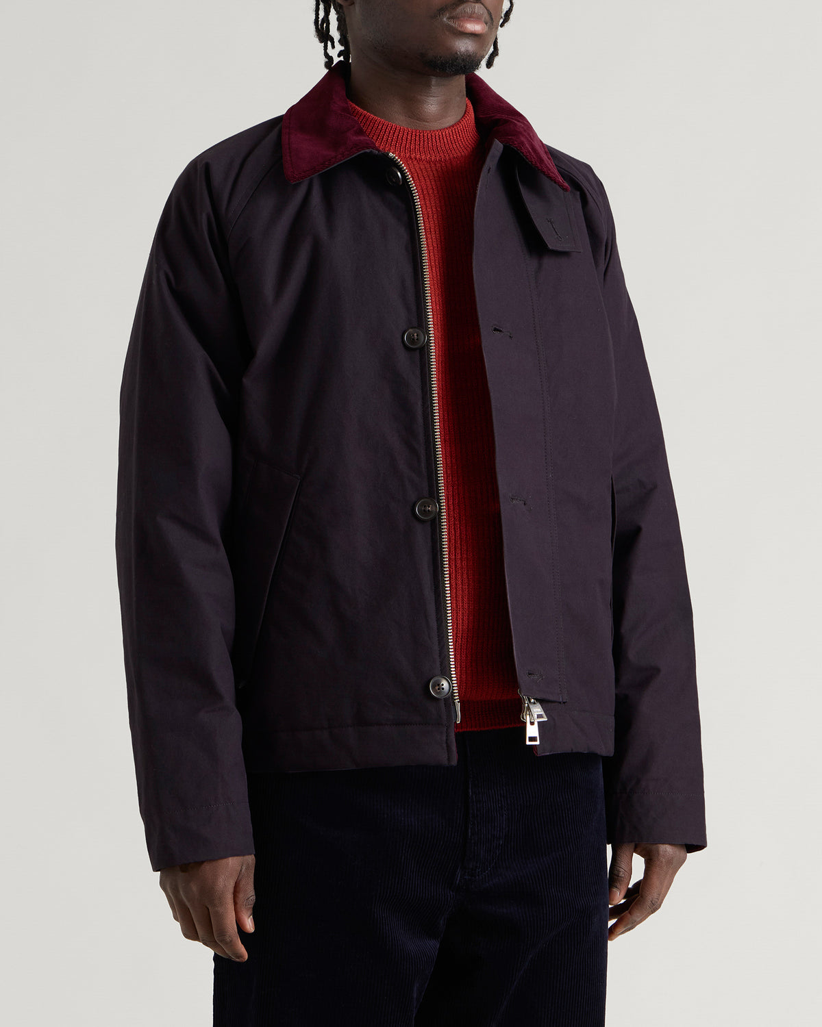 Norse Projects Holmen Wax Raglan Insulated Jacket