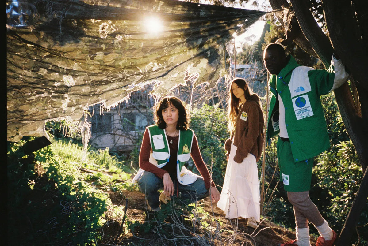 Photoshoot displaying The North Face’s inaugural collaboration with LA-based Online Ceramics