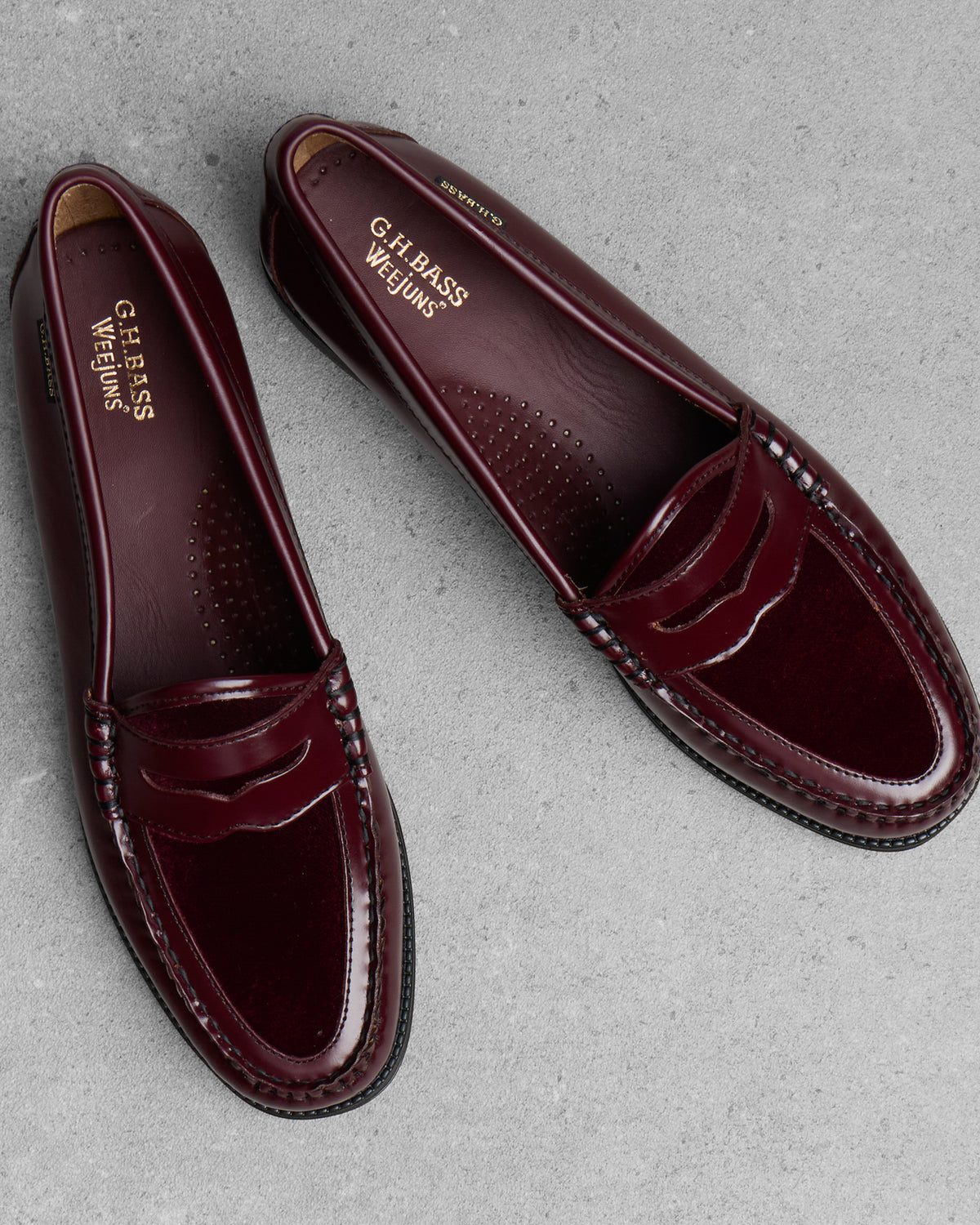 Bass Weejuns Easy Weejun Penny Velvet Loafers