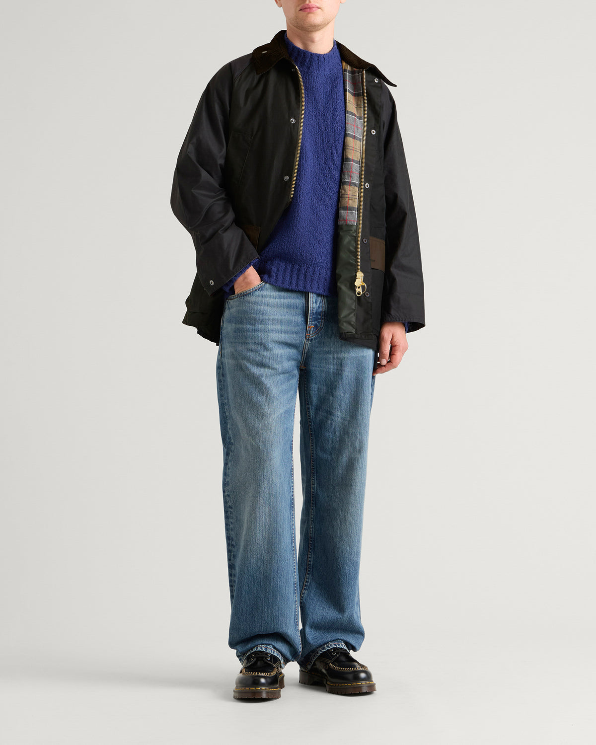 Barbour Patchwork OS Bedale Wax Jacket