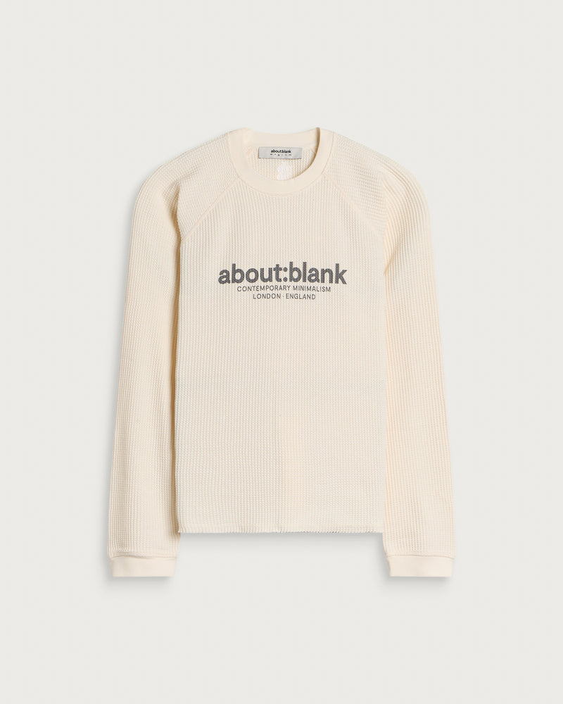 About:Blank Garcon Long Sleeve Waffle