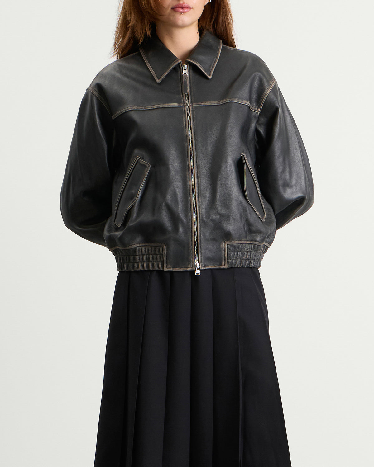 Dunst Refined Leather Blouson