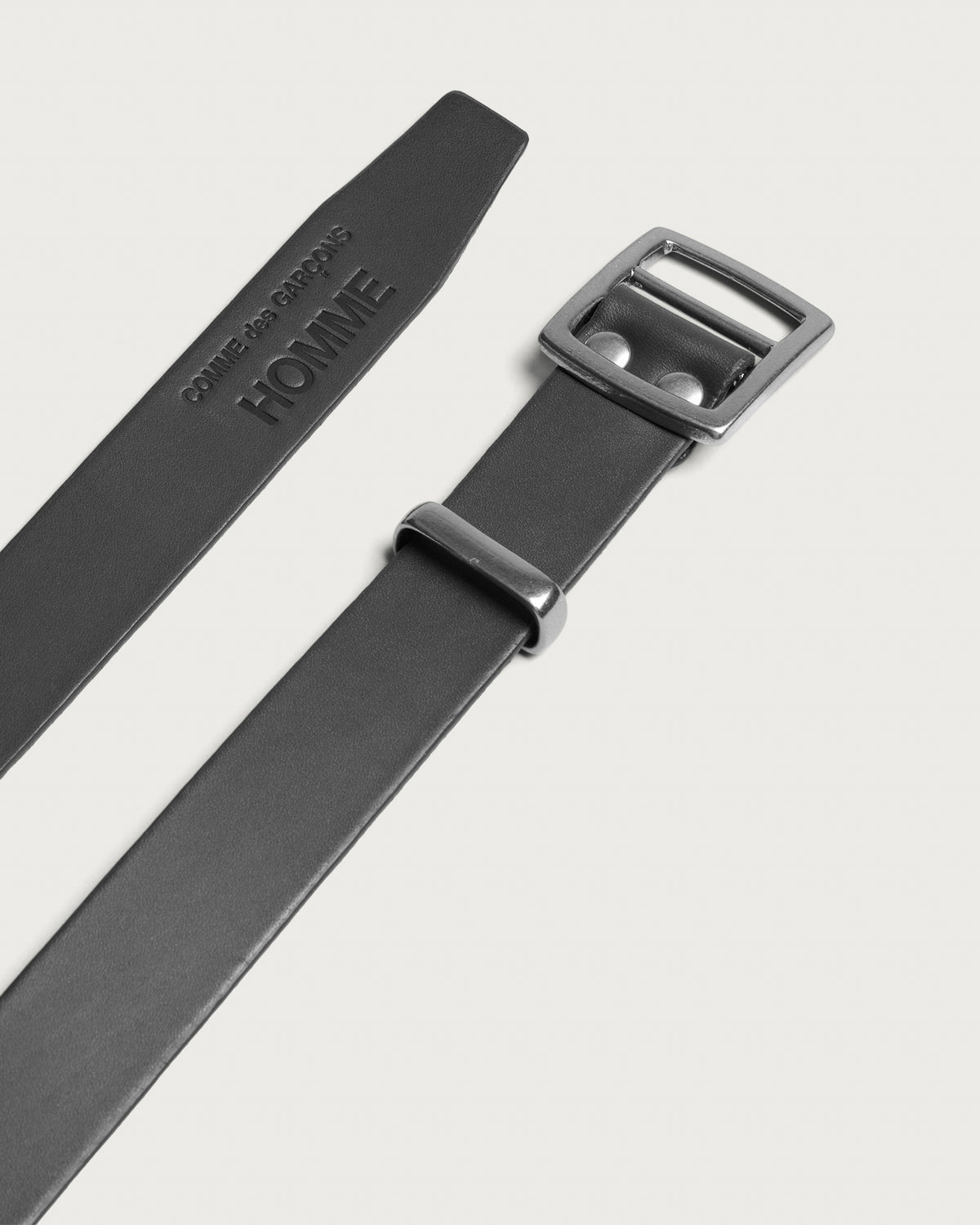 Comme des Garçons Homme Steer Oil Leather Belt
