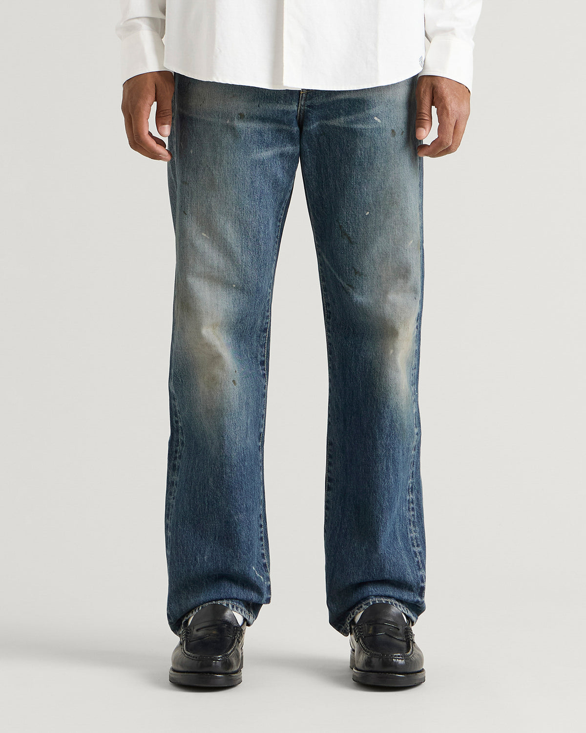 Visvim Social Sculpture 03 Wide Damaged Jeans
