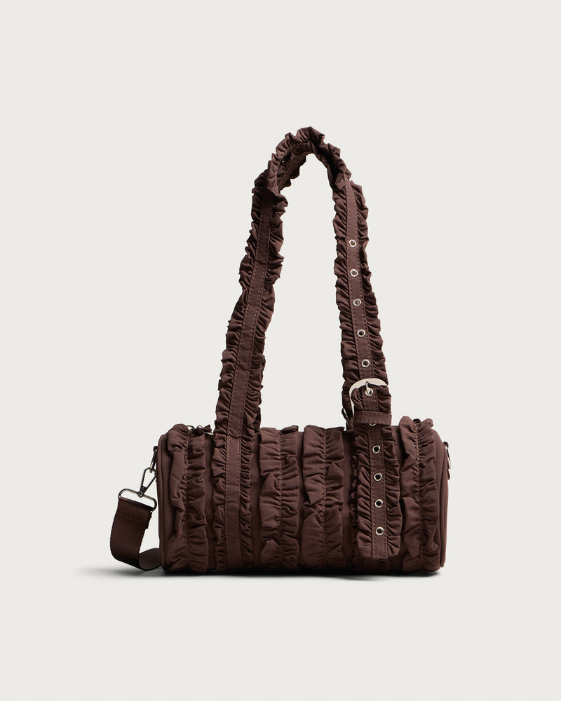 Damson Madder Waverly Mini Ruffle Barrel Bag