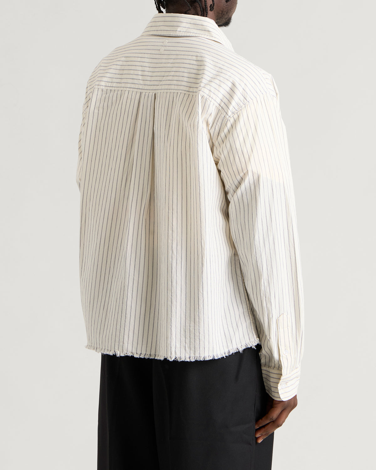 about:blank Casper Raw Hem Shirt