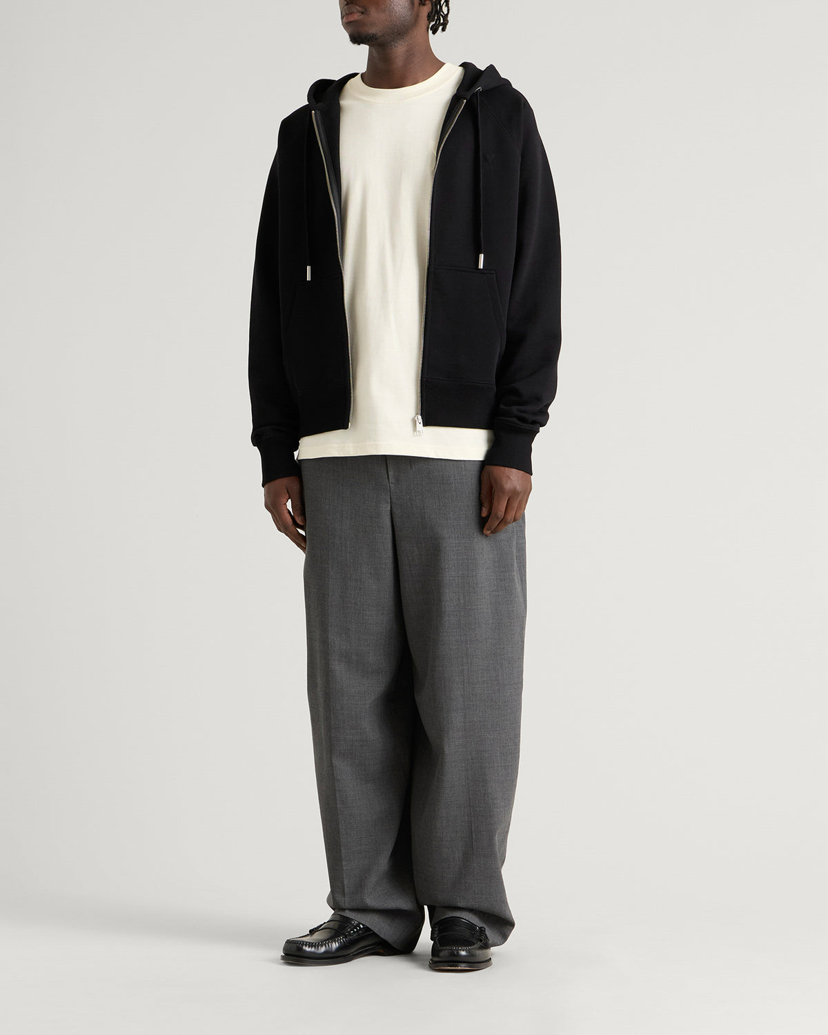 AMI Paris ADC Loopback Zip Hoodie