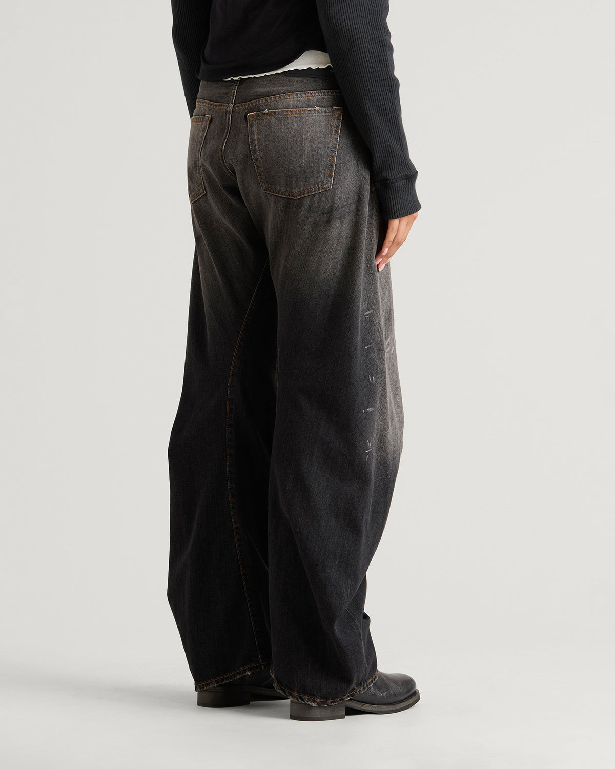Acne Studios Trafalgar Twisted Baggy Jeans
