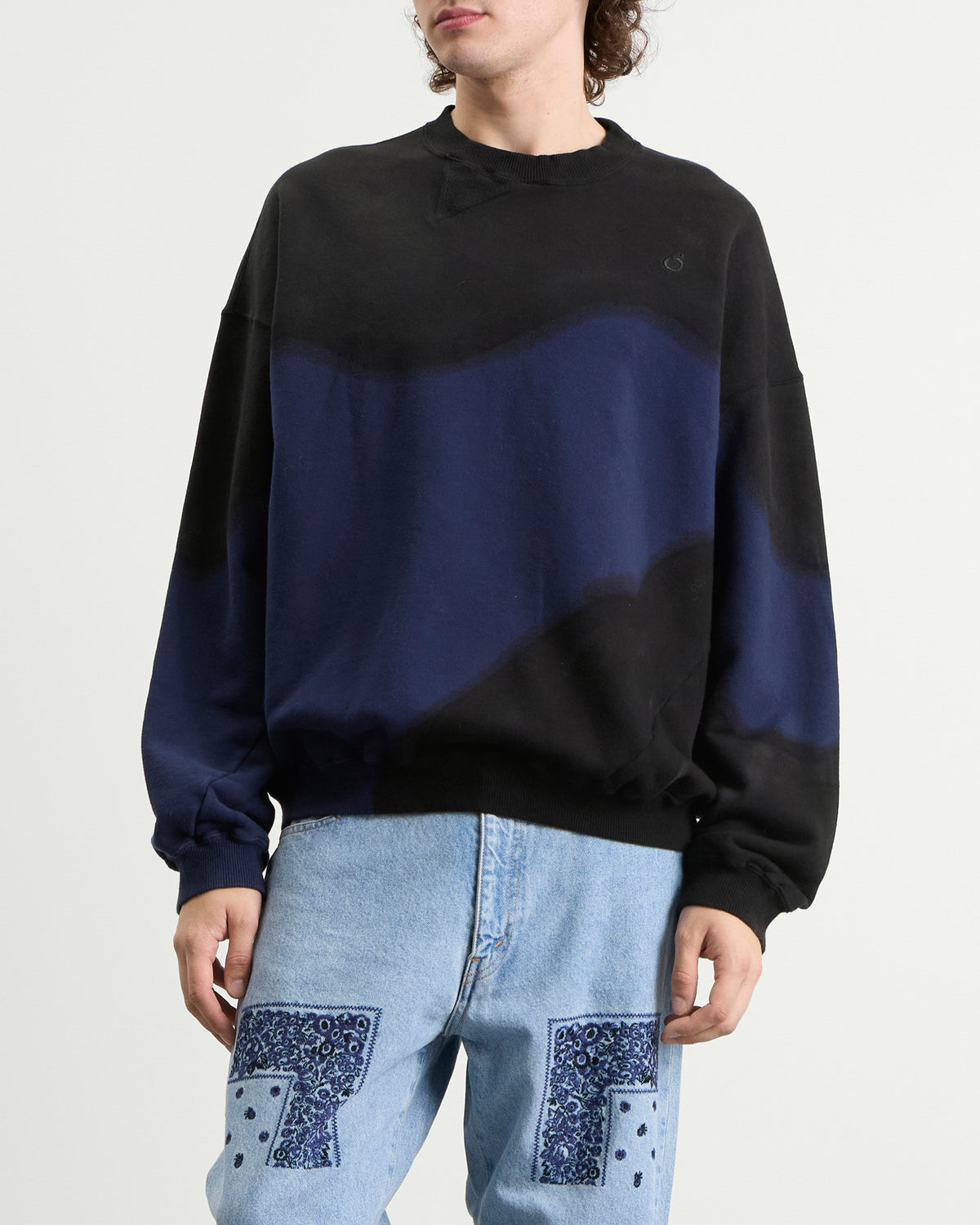 NOMARHYTHM TEXTILE Hand Dye Twist Sweatshirt