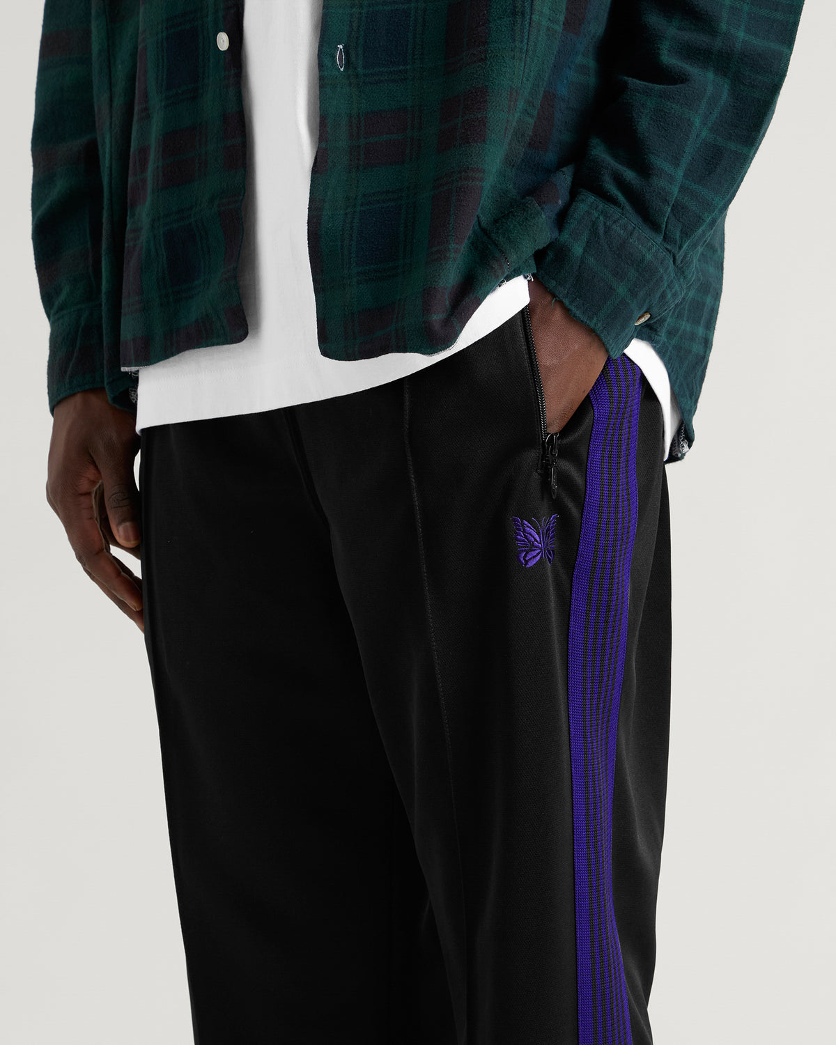 Needles Poly Smooth Zipped Track Pants
