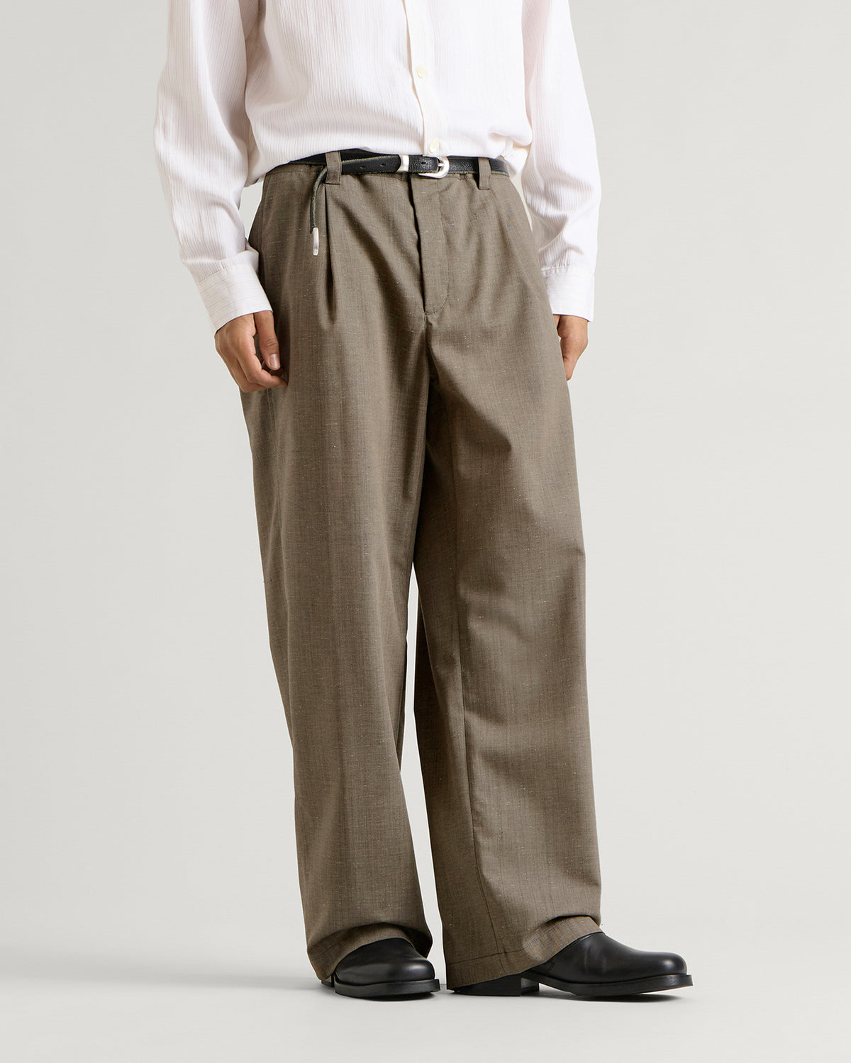 Our Legacy Clay Flowy Fleck Wool Still Chino