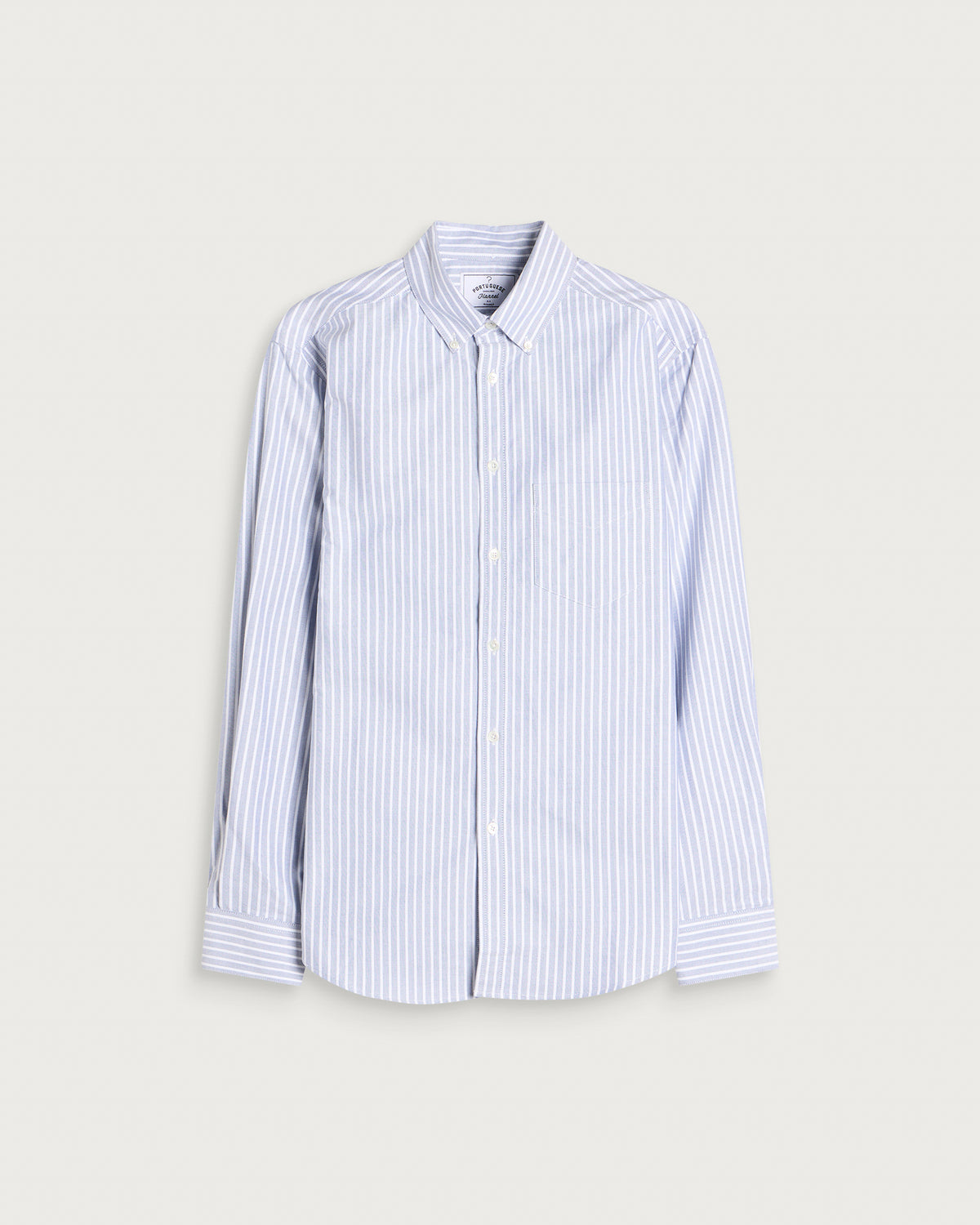 Portuguese Flannel Belavista Stripe Button Down Oxford Shirt