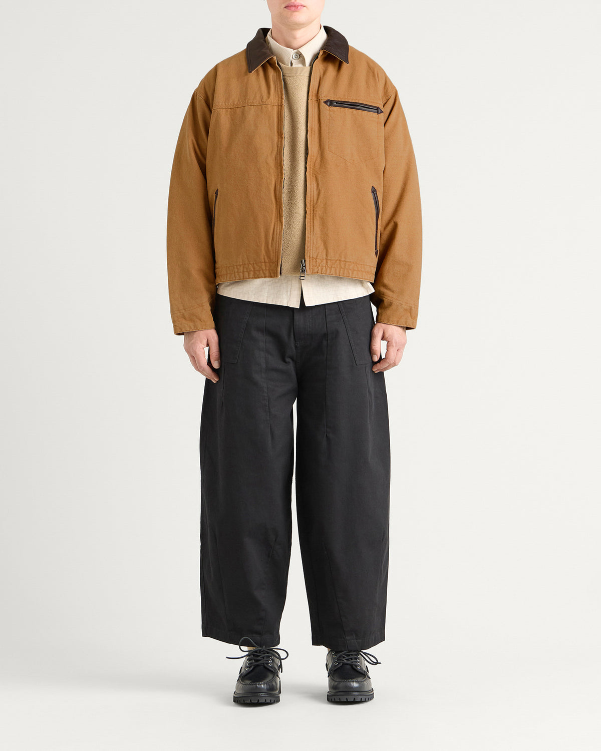 FrizmWORKS Heavy Canvas Destroyed Work Jacket