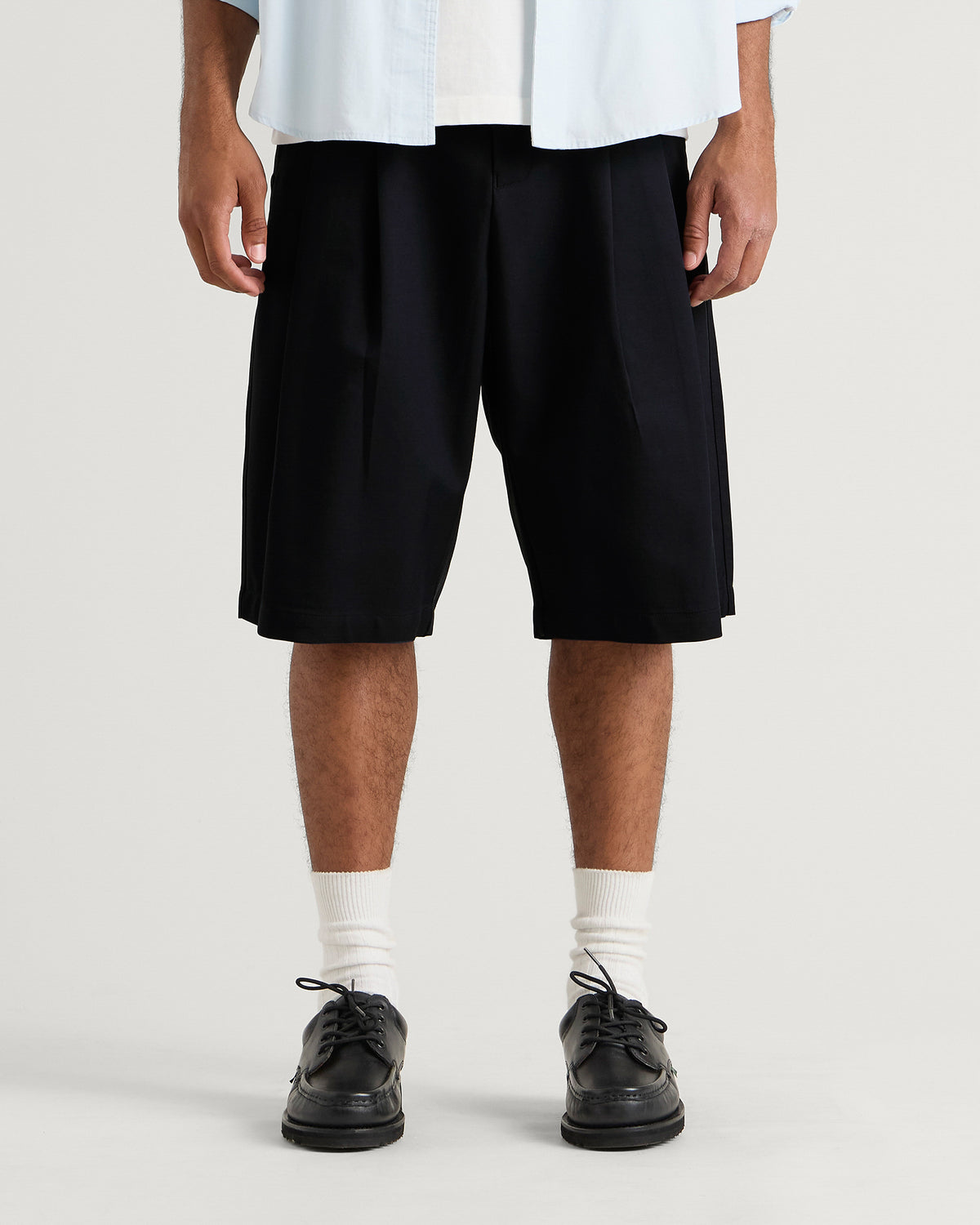 Porter James Double Pleated Shorts