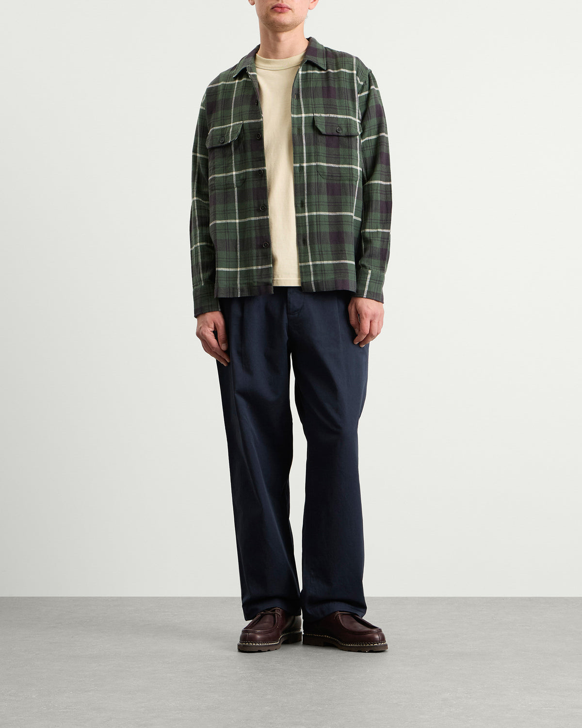 Universal Works Washed Check Utility Shirt