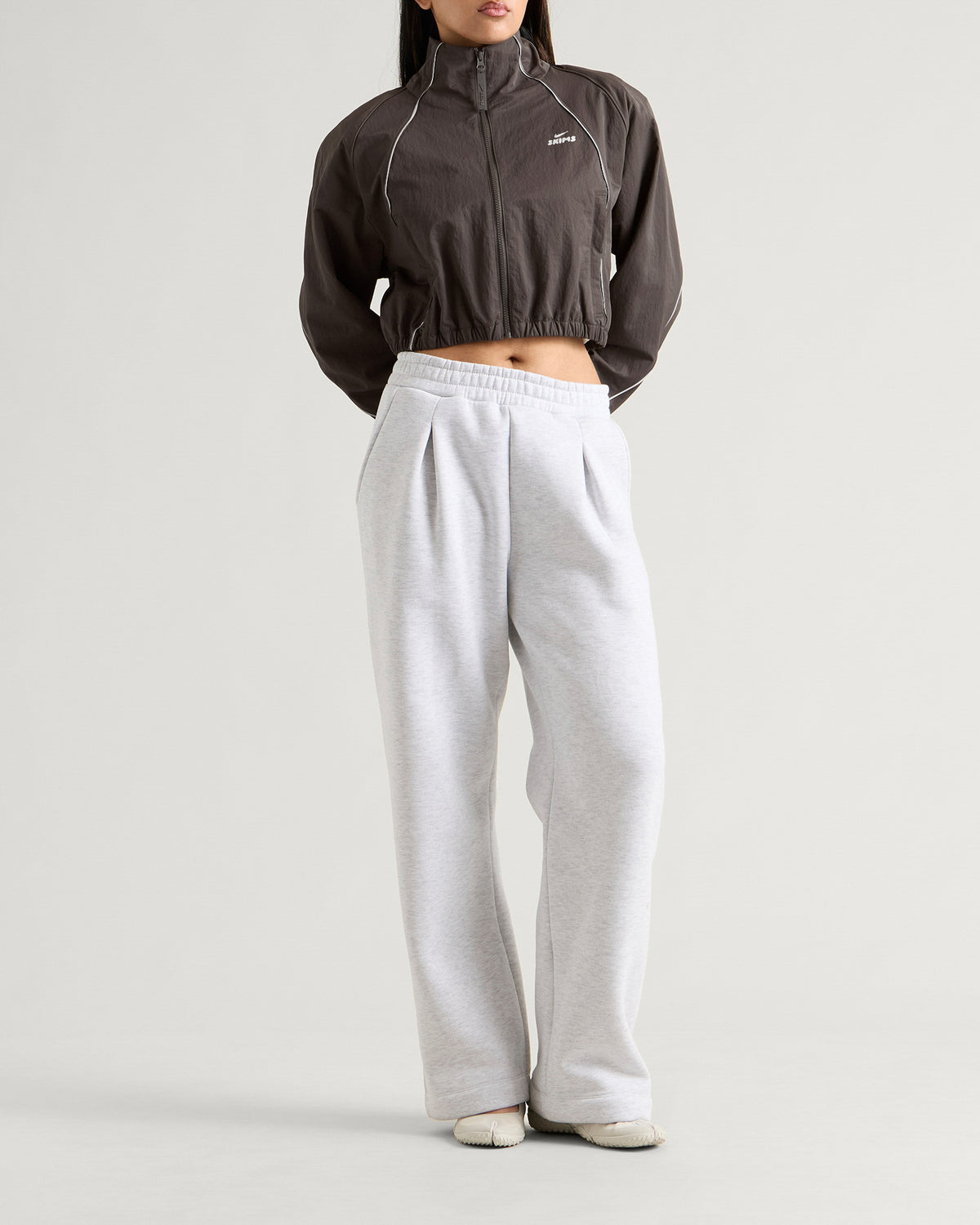 NikeSKIMS Crunchy Nylon Cropped Jacket
