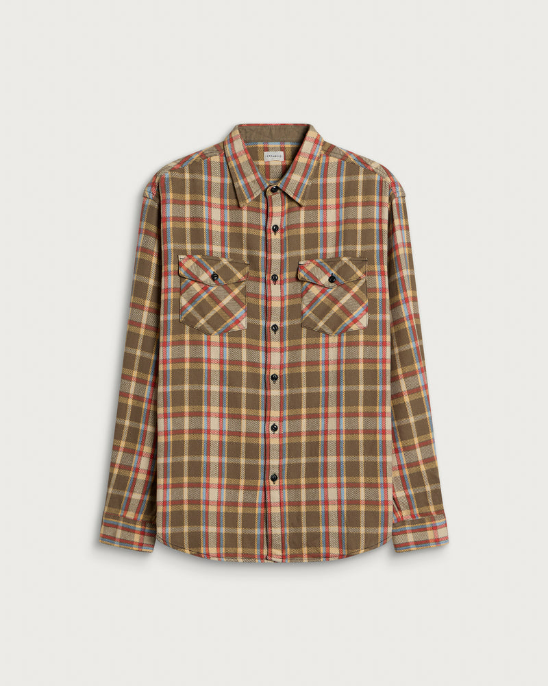 Khakis Heavy Flannel Shirt