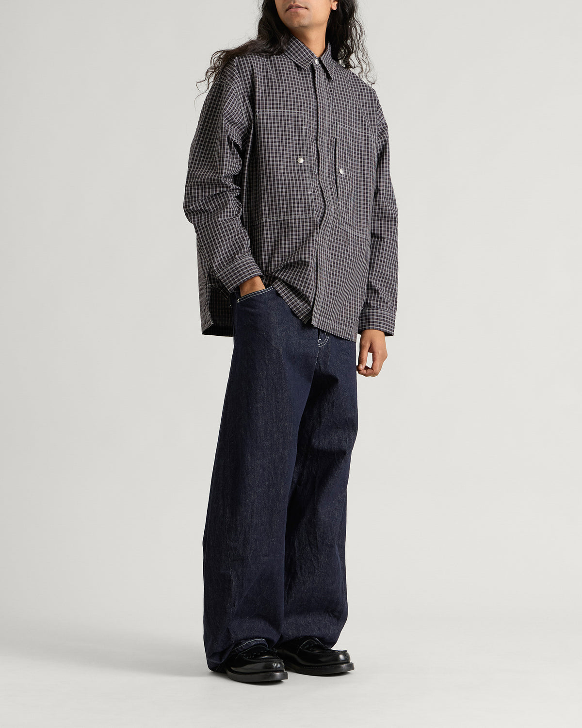 Comme des Garçons Homme Check Coated Shirt