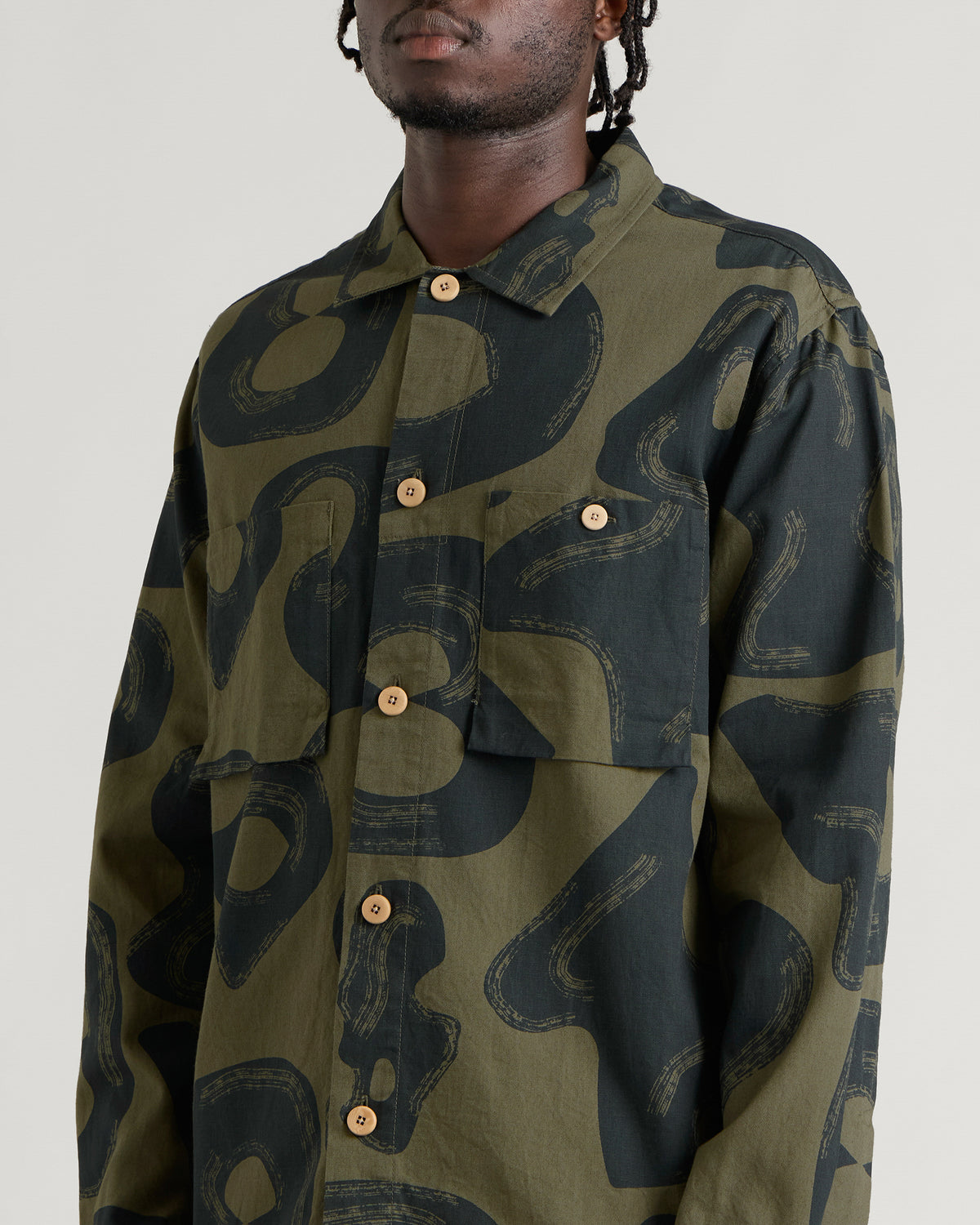 Folk Patch Overshirt