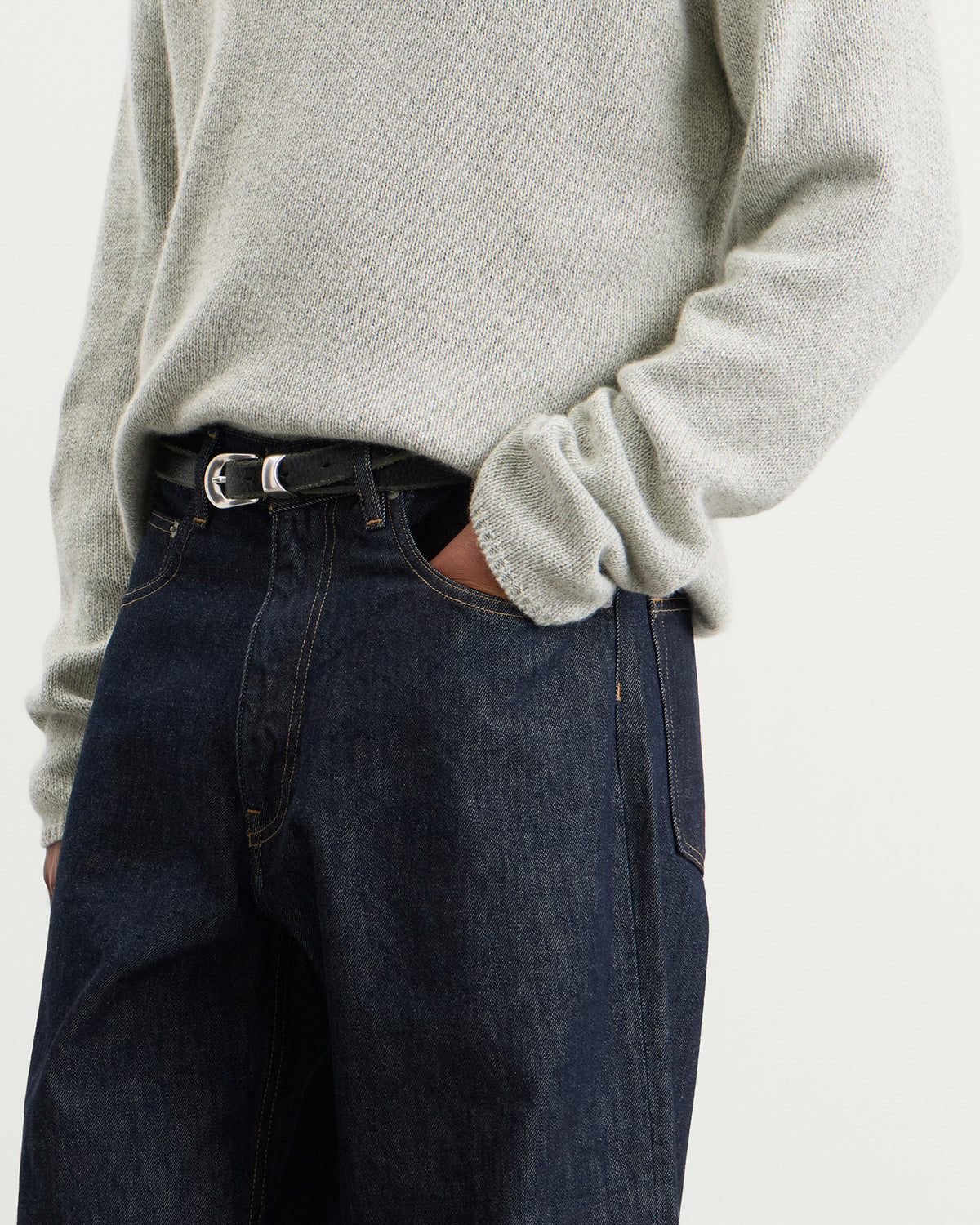 Auralee Indigo Denim Jeans