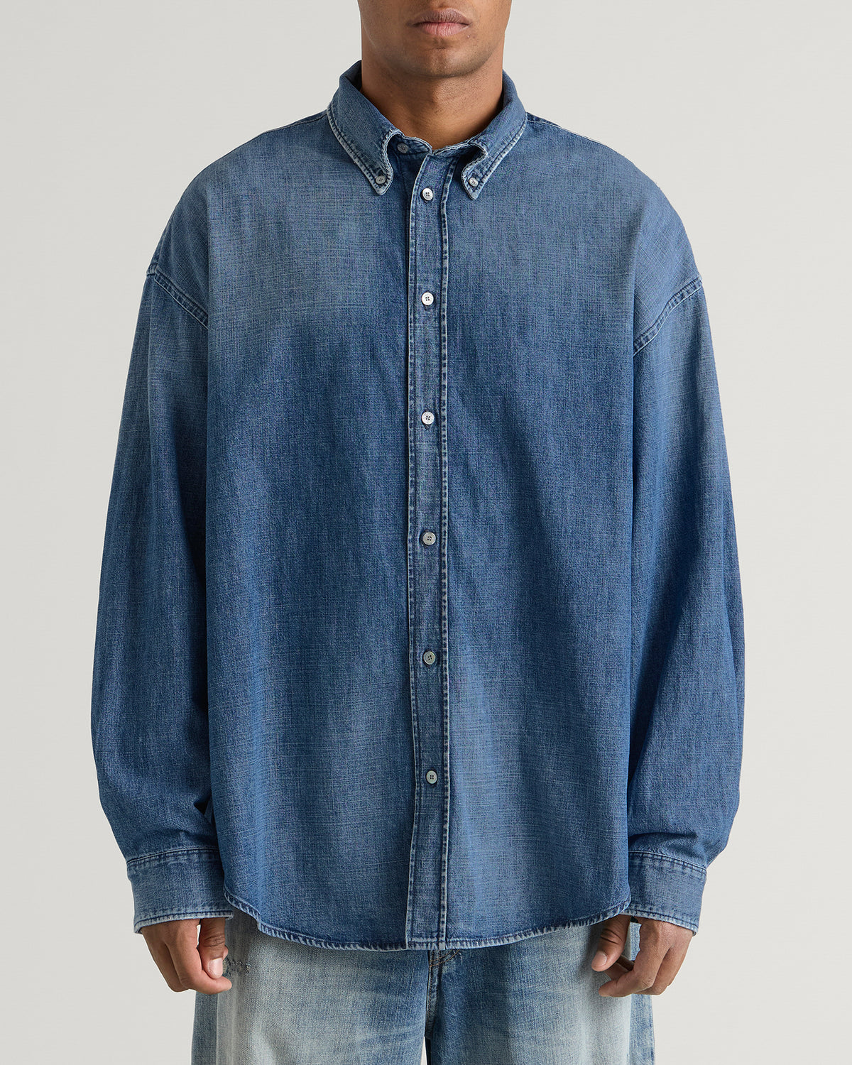 Acne Studios Setar Easy Blue Denim Shirt