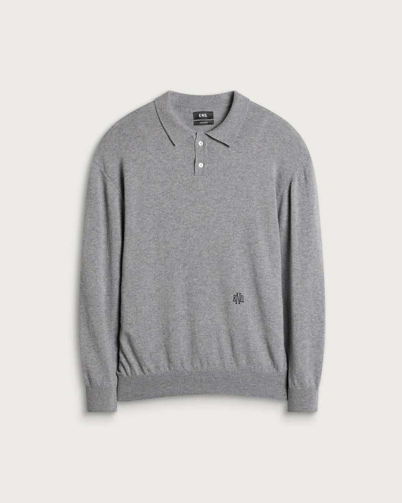 END. Monogram Knitted Polo