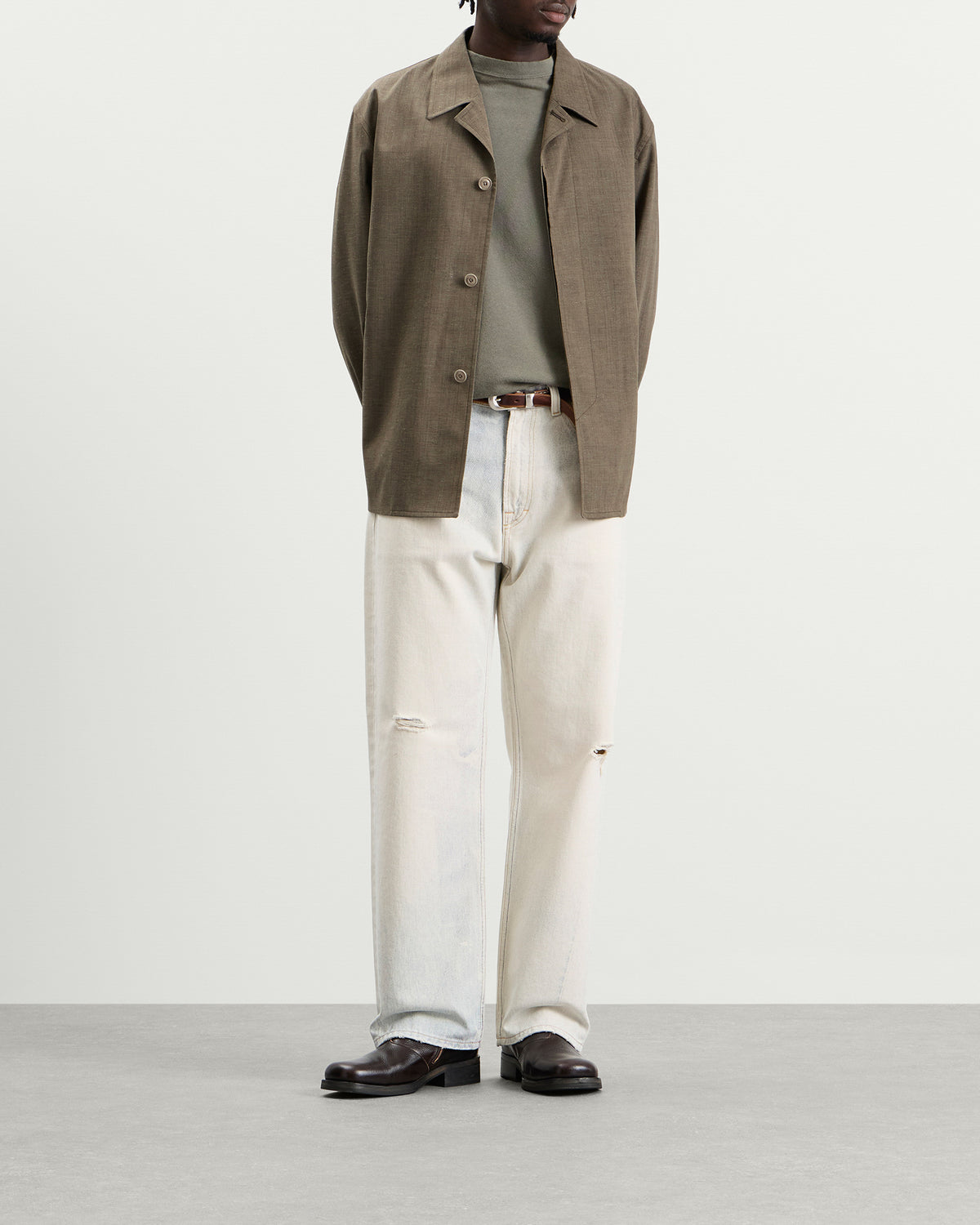 Our Legacy Flowy Fleck Wool Pack Blazer