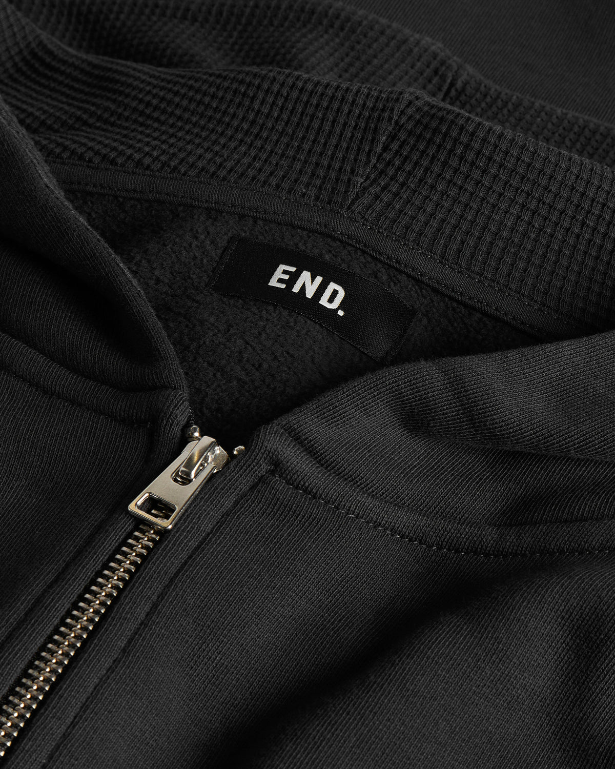 END. Mono Zip Hoodie
