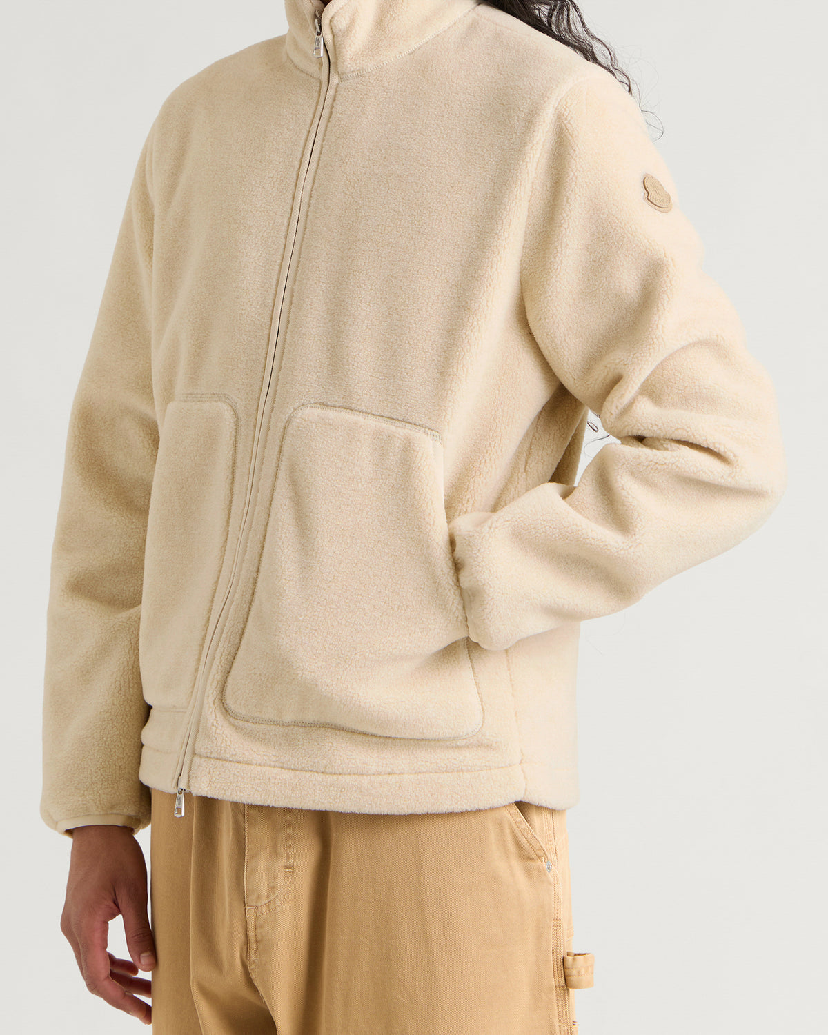 Moncler Zip Up Teddy Fleece