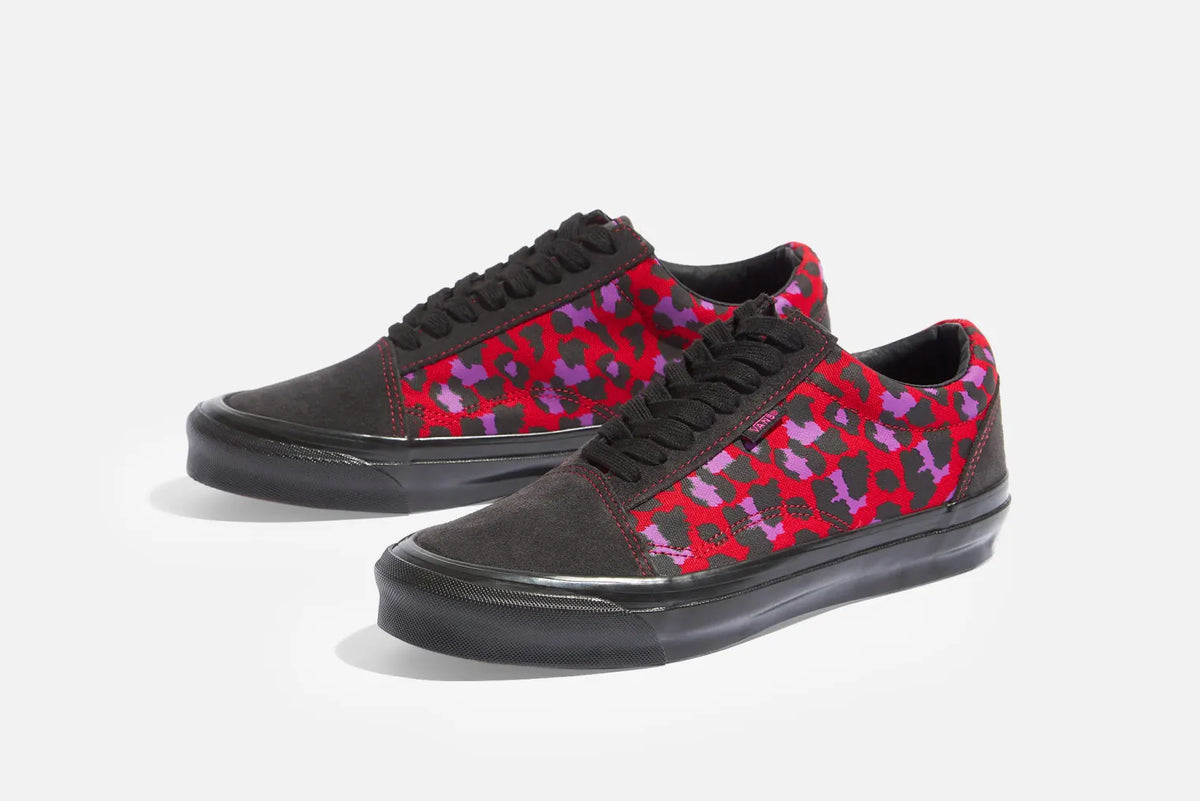 Vans Vault x Stray Rats sneakers with leopard print