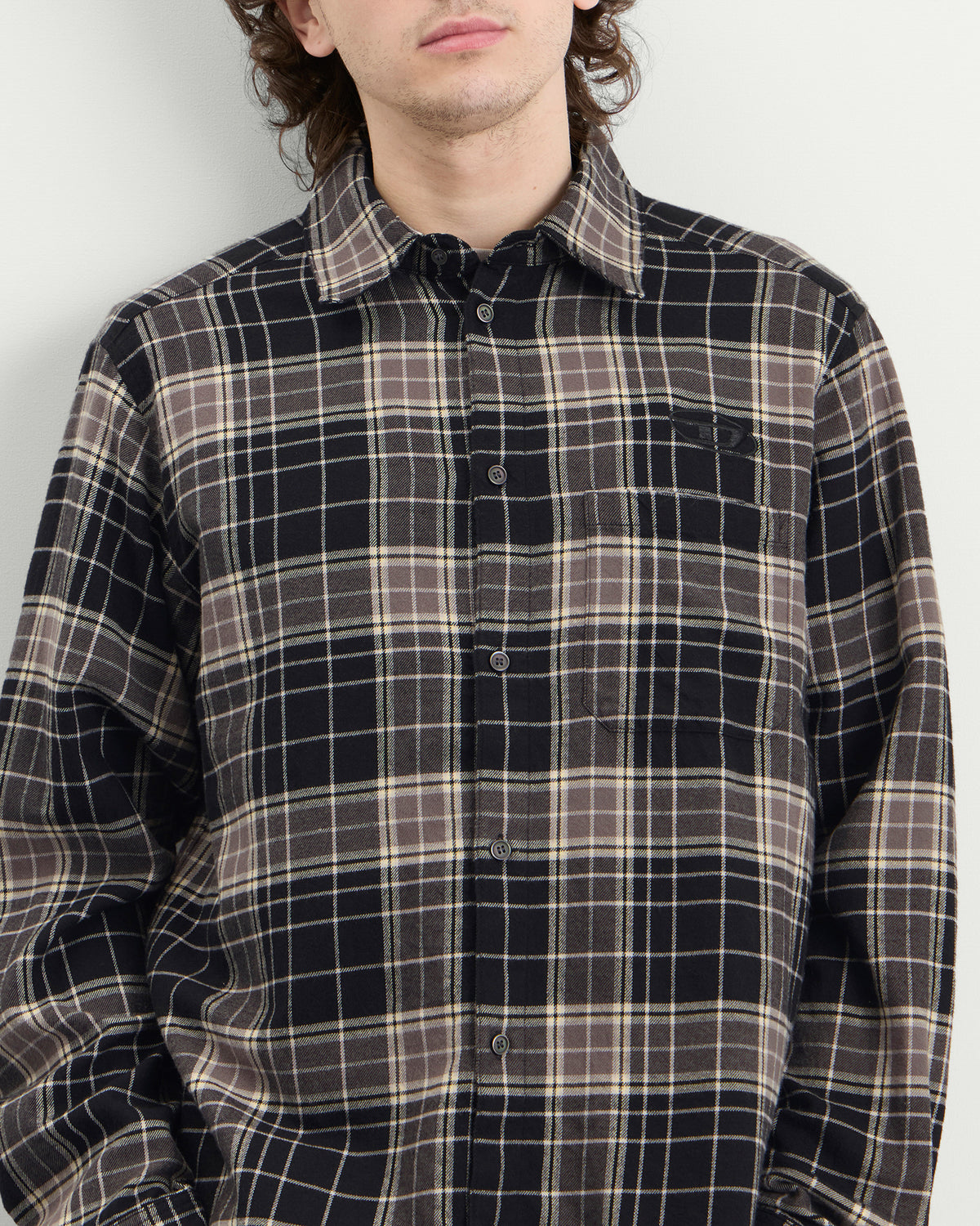 Diesel Stone Washed Check Shirt