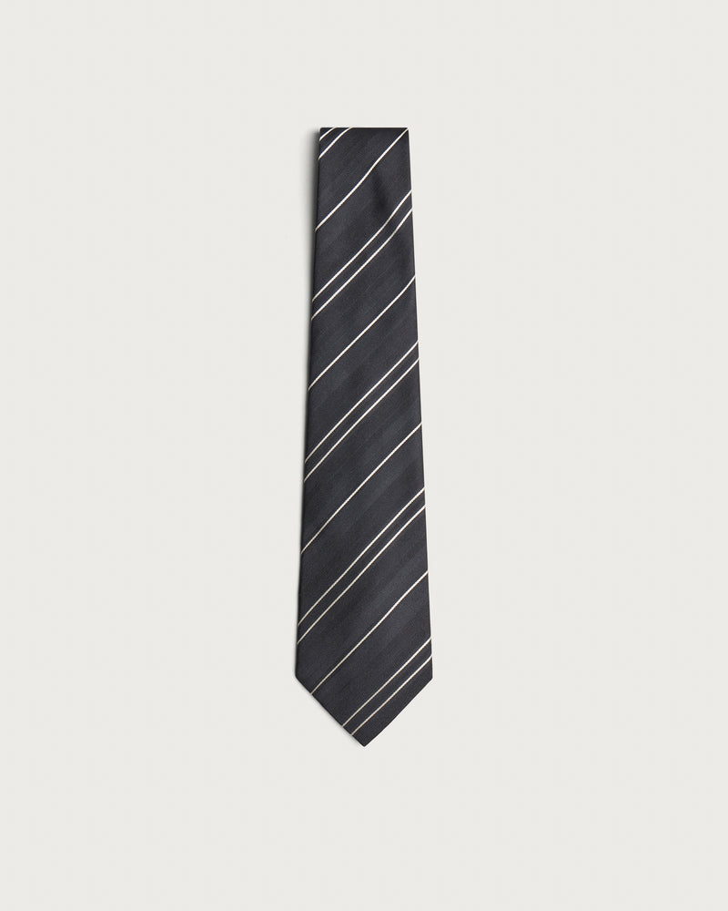 Junya Watanabe MAN 8.5cm Silk Stripe Tie