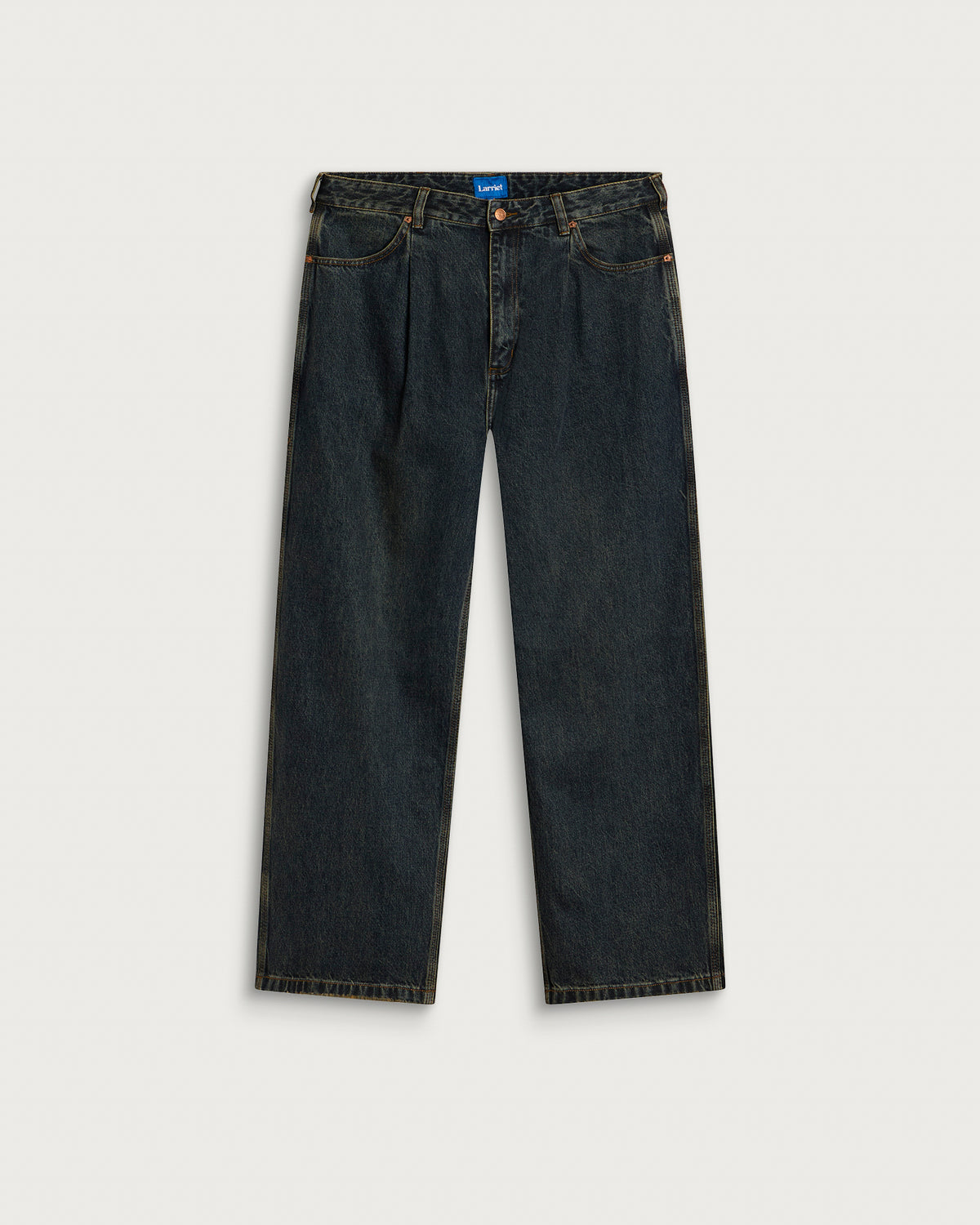 Larriet Frederick Pleated Denim Jeans