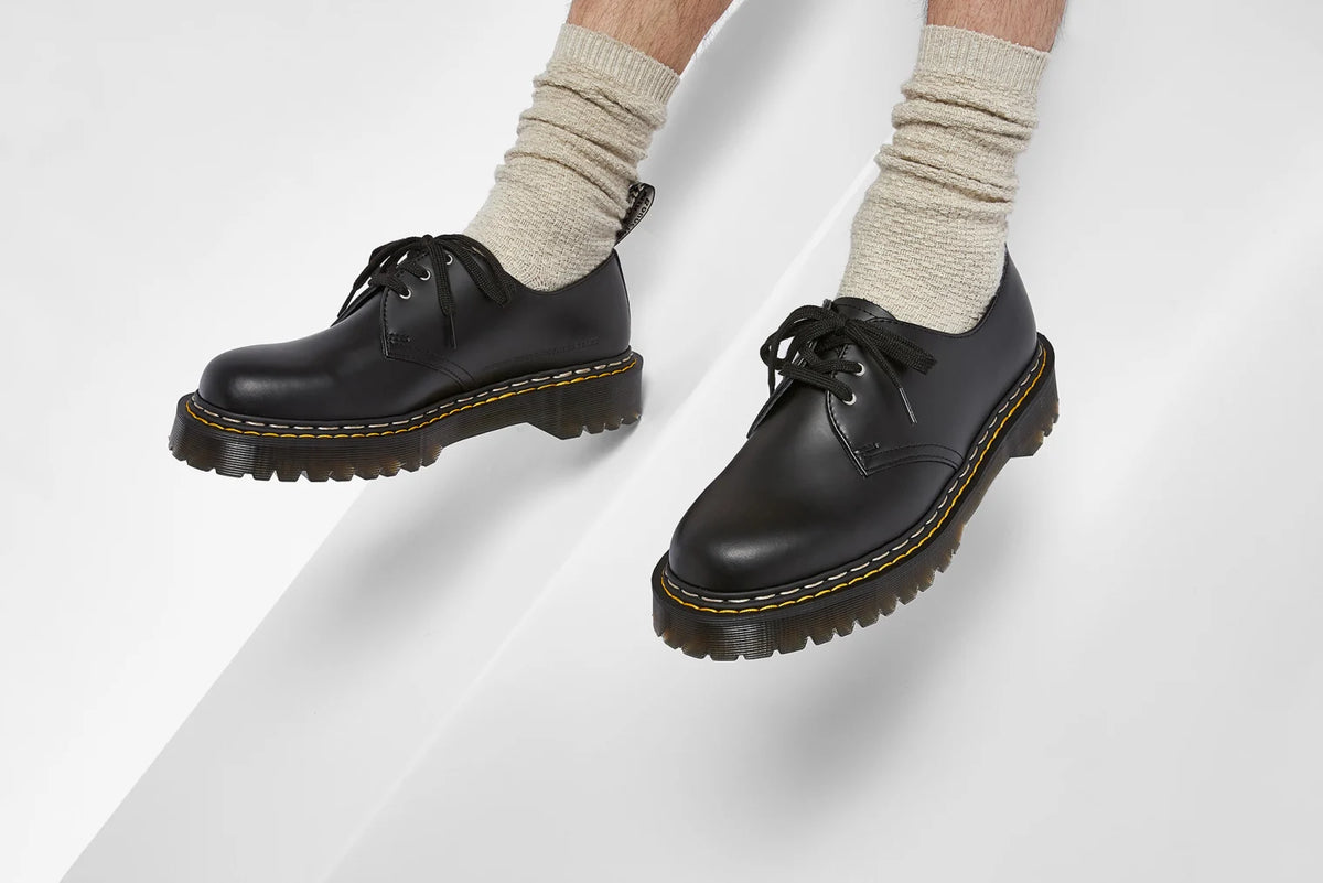 The Rick Owens x Dr. Martens shoes.