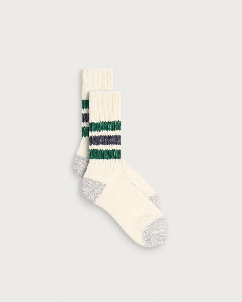 RoToTo Coarse Ribbed Old School Crew Socks