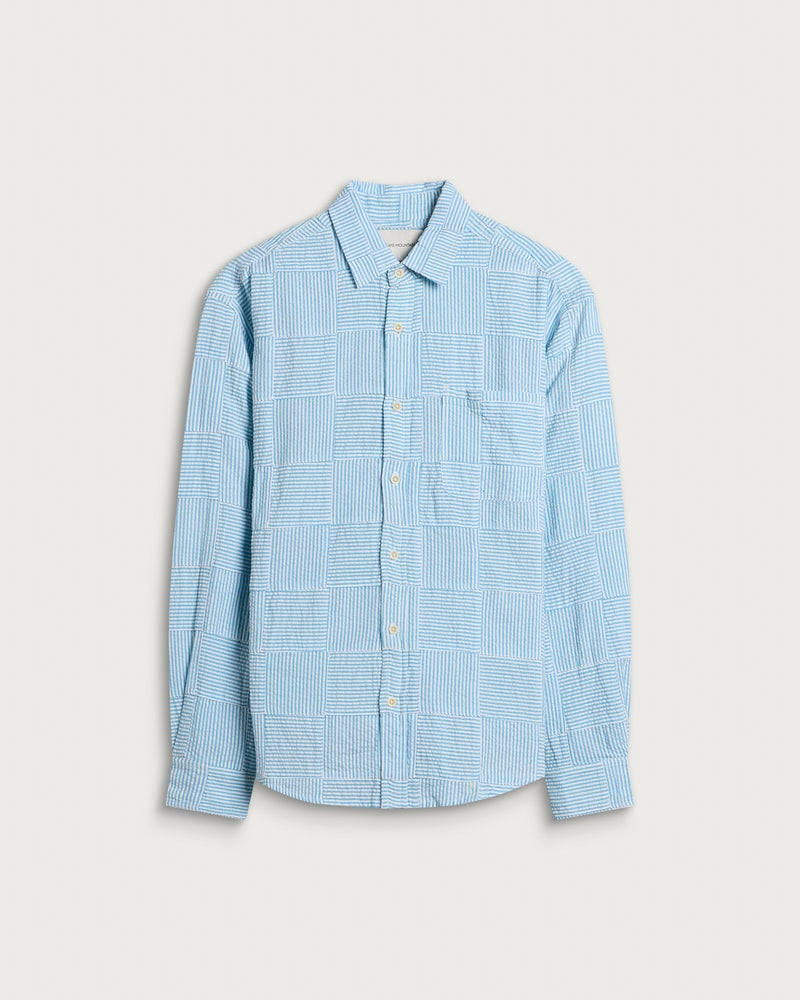 Café Mountain Patchwork Stripe Heritage Shirt