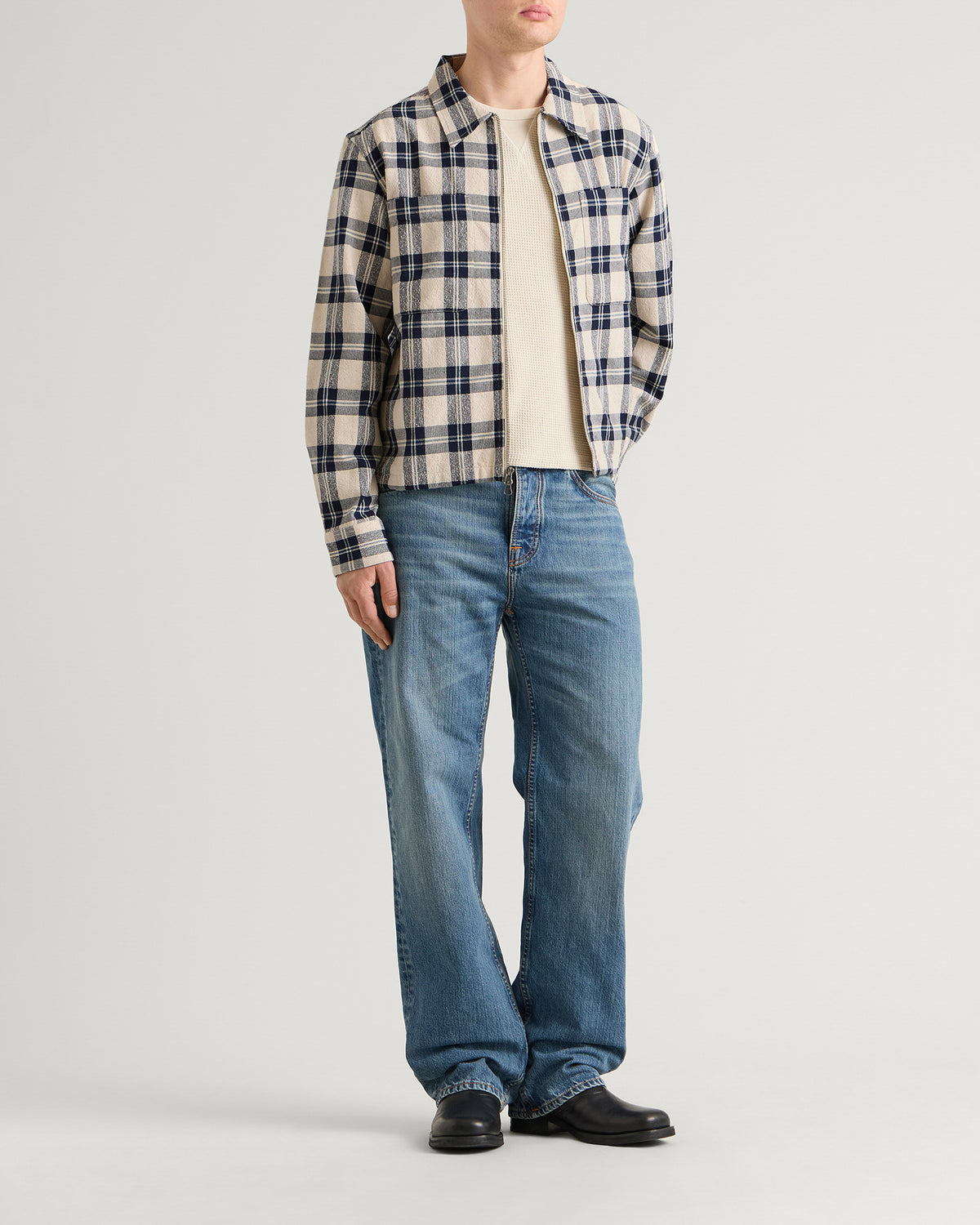 Corridor Capricorn Plaid Zip Jacket