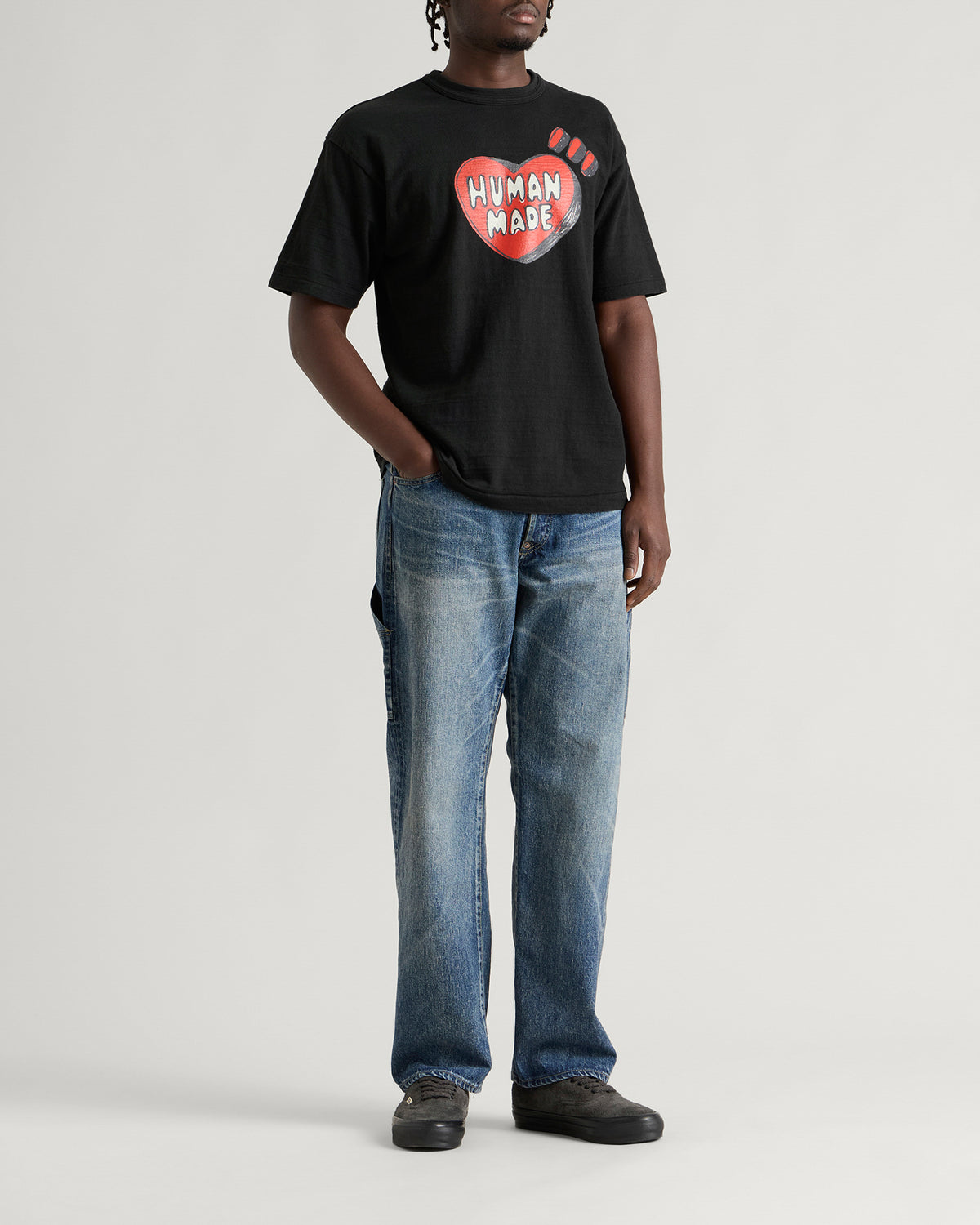 Human Made Heart Sketch Logo T-Shirt