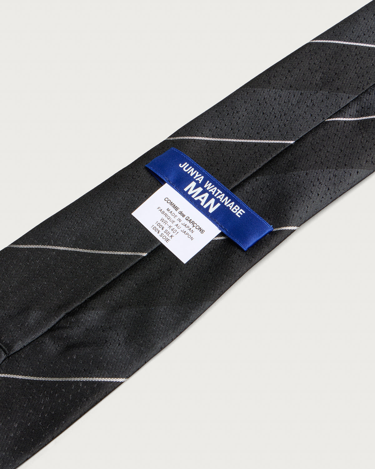 Junya Watanabe MAN 8.5cm Silk Stripe Tie