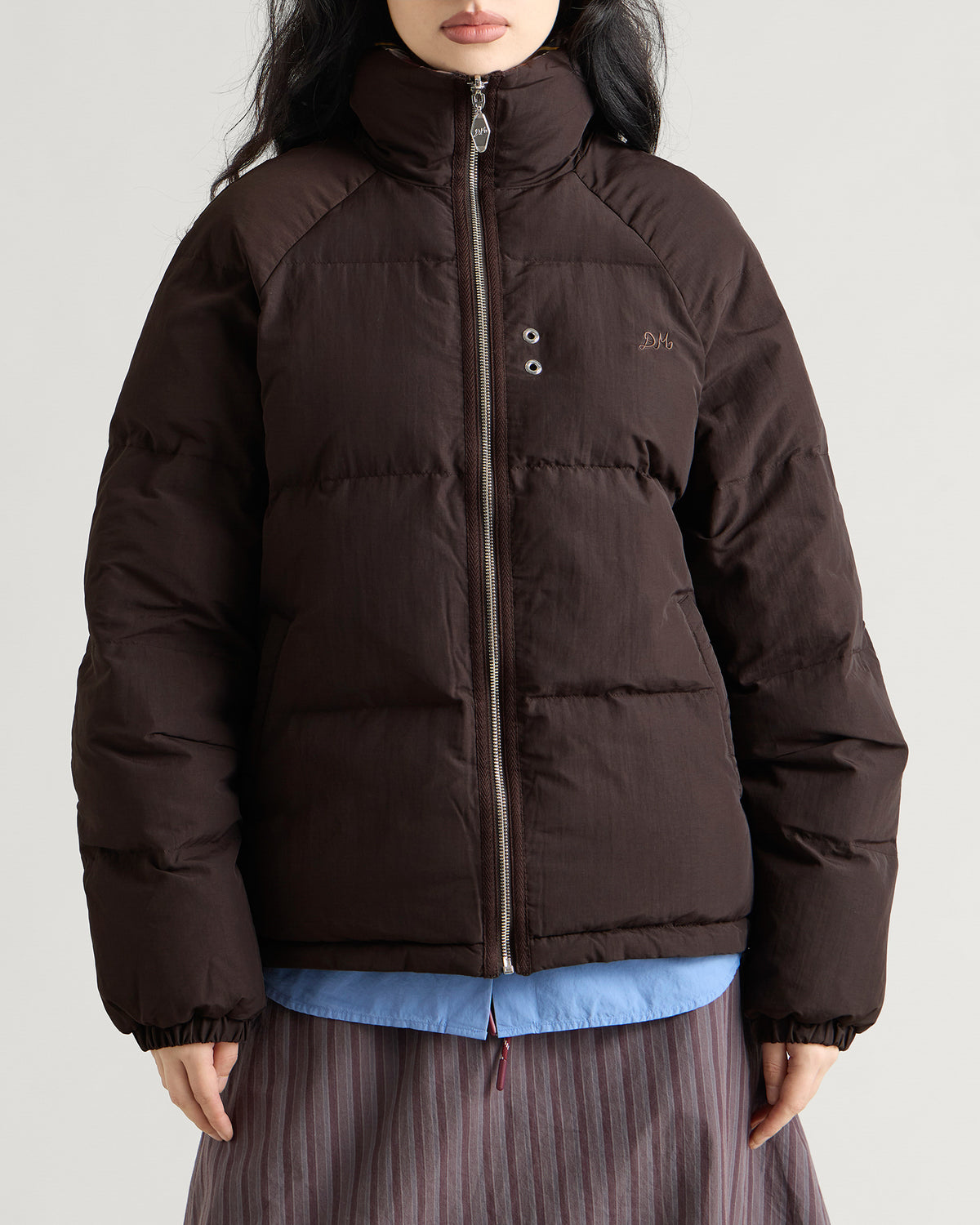 Damson Madder Reversible Opal Puffer Jacket