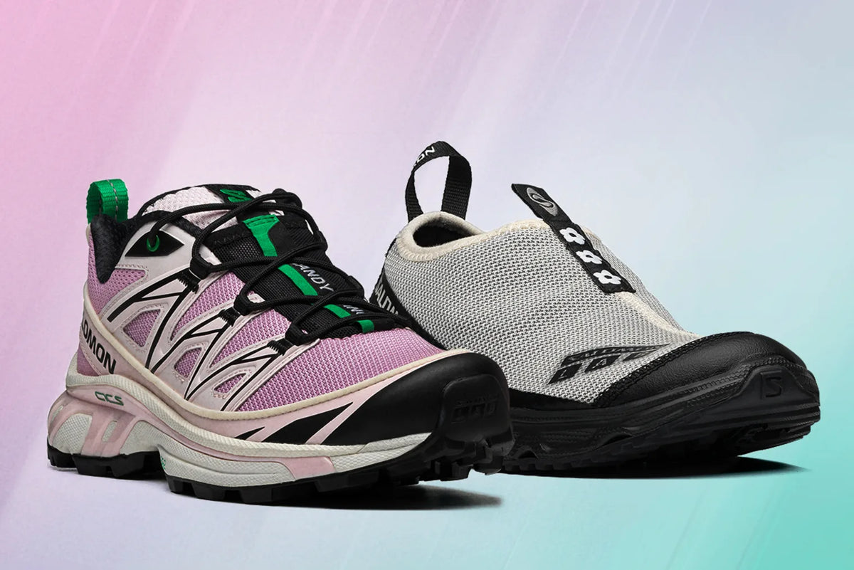 Salomon x Sandy Liang collaboration sneakers.