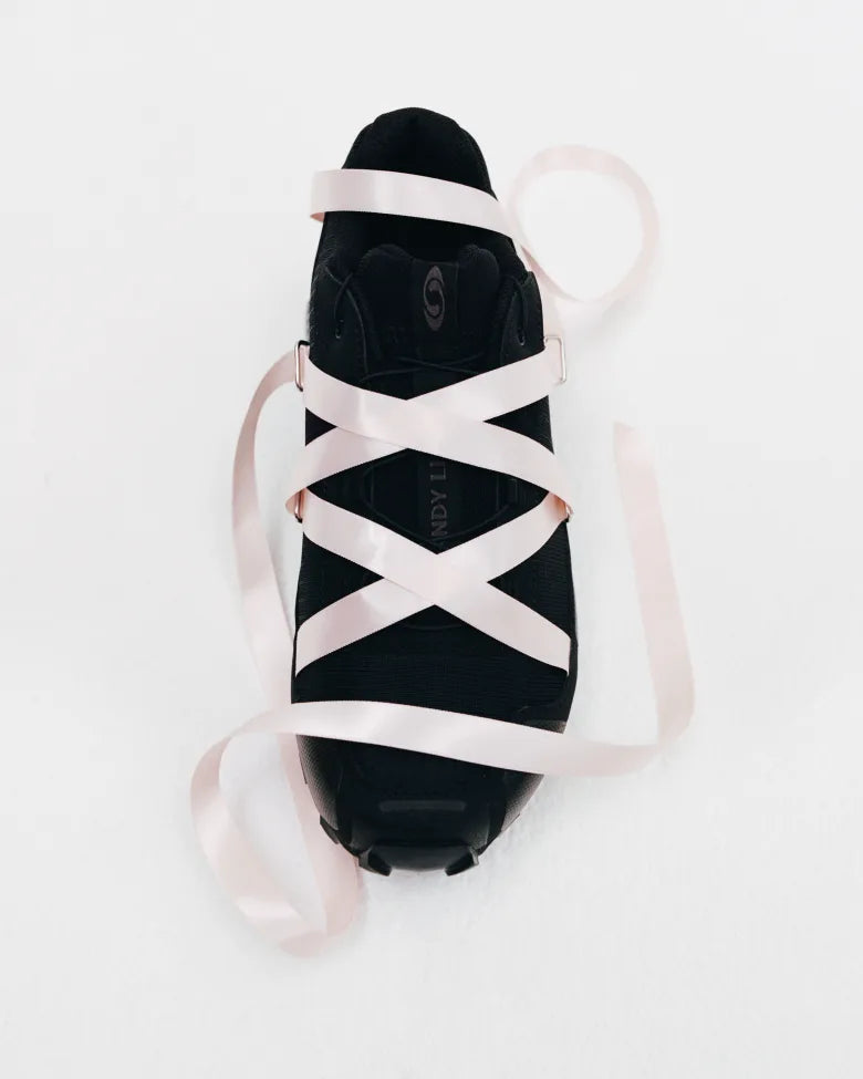 The Salomon x Sandy Liang collaboration footwear.