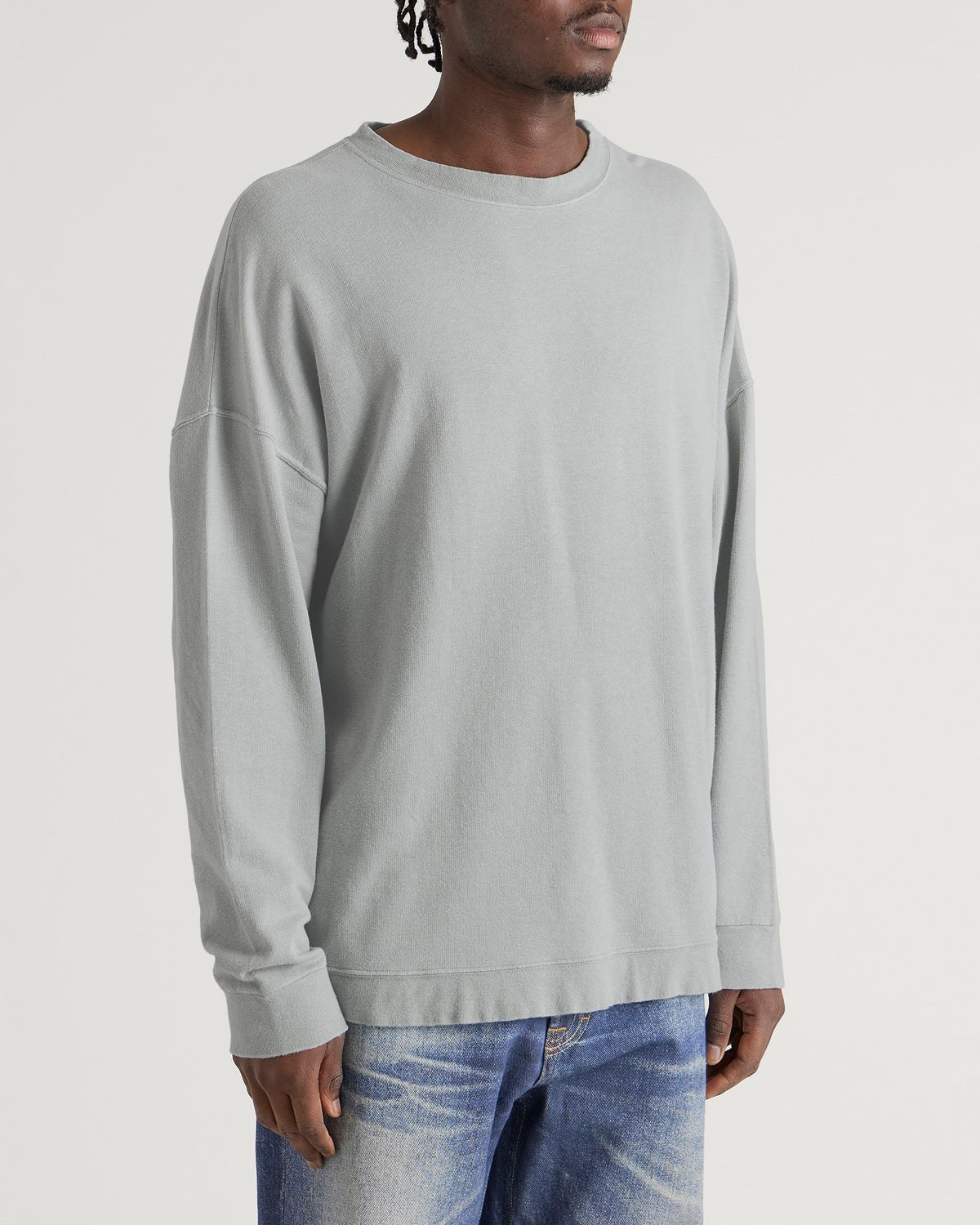 Our Legacy Sunfaded Ash Rogue Loopback Slack Sweatshirt